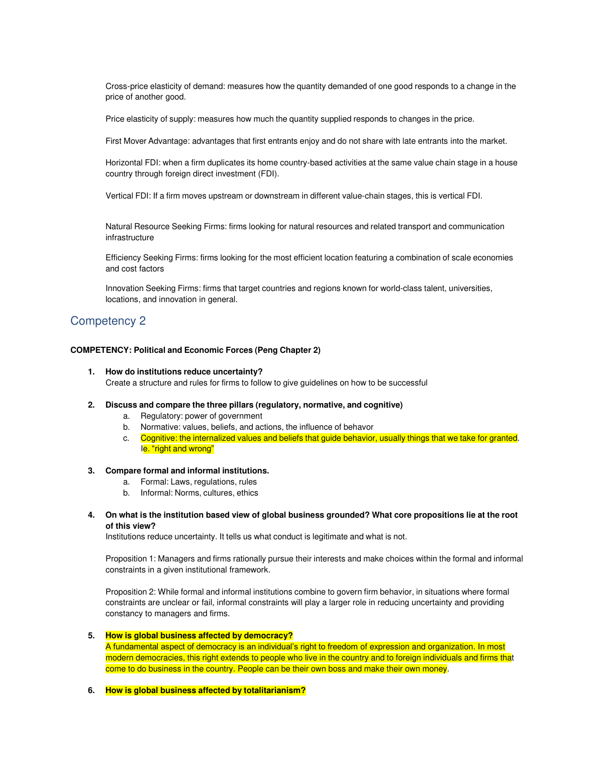 WGU C211 Global Economics Exam Questions and Answers IMG-1