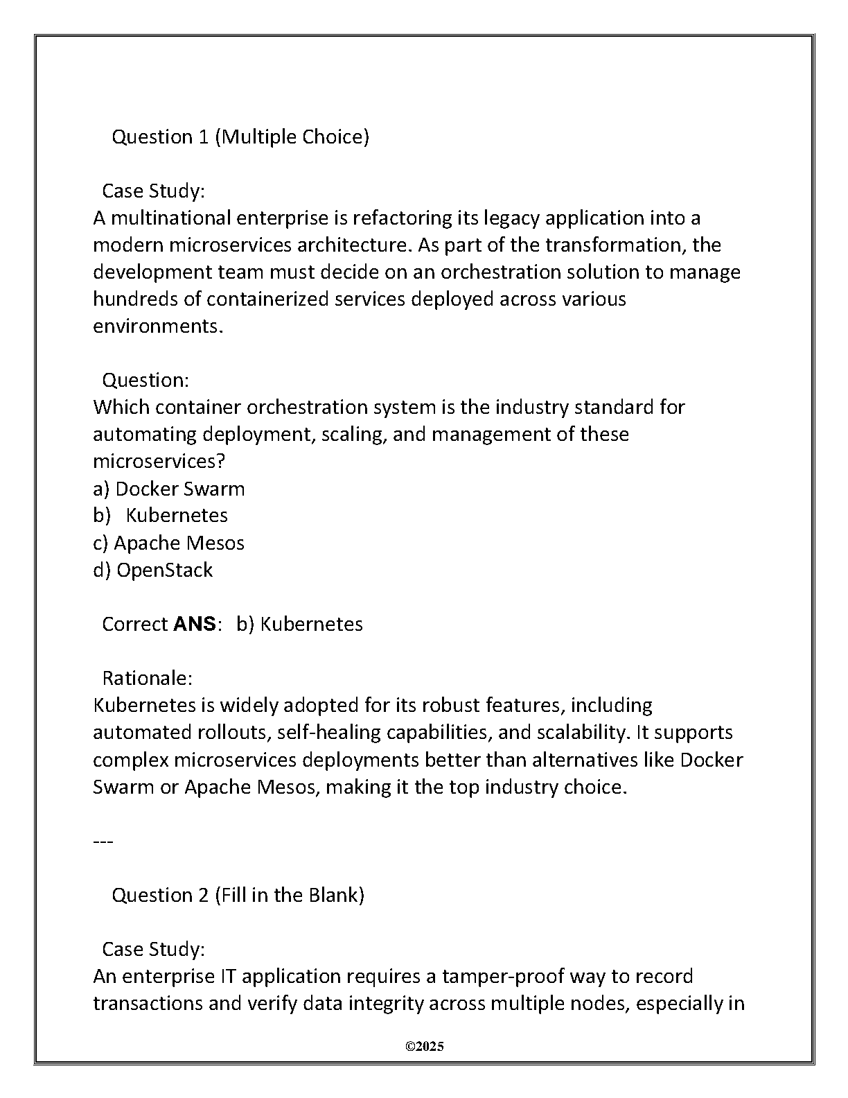 WGU ITEC D317 IT Applications Exam Prep and Review Questions 2025