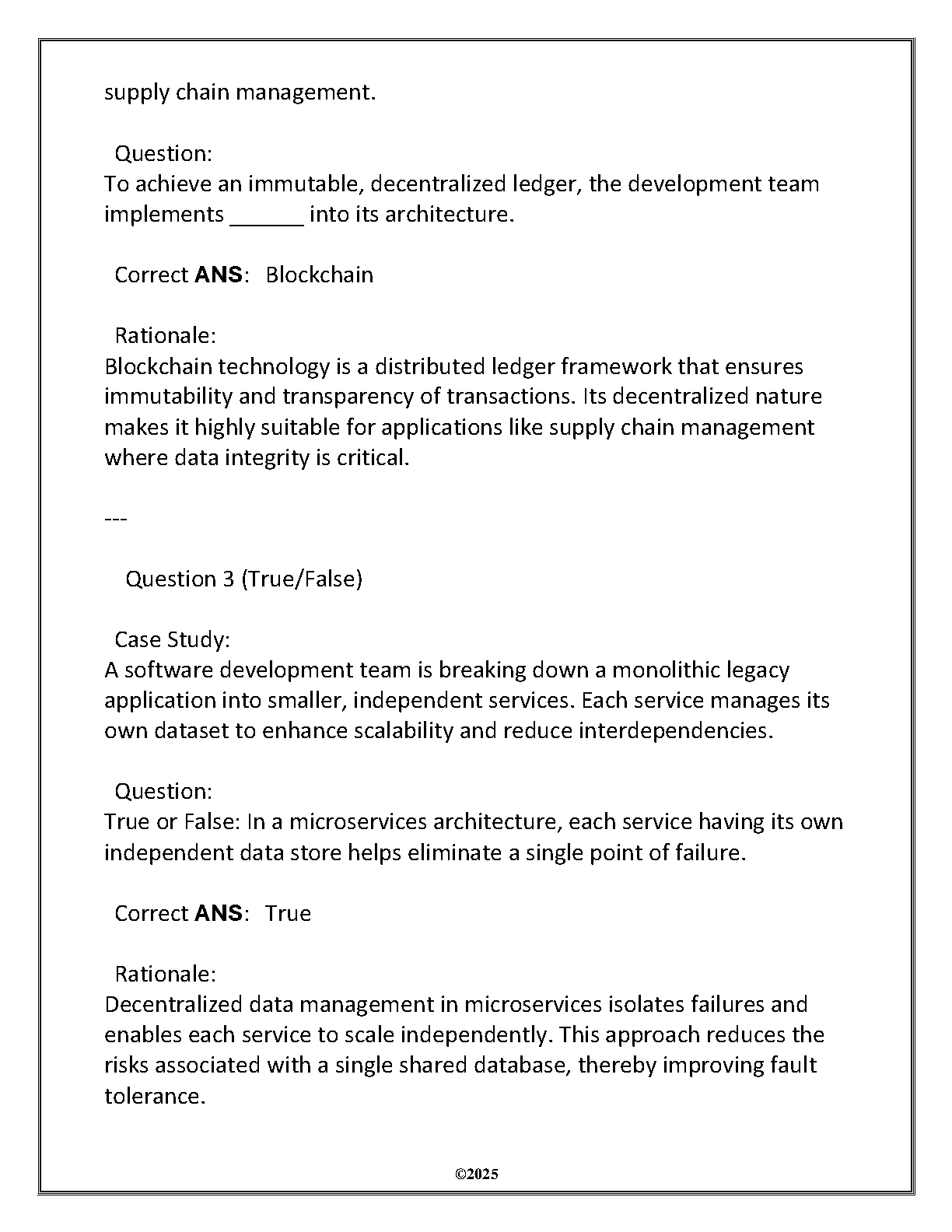 WGU ITEC D317 IT Applications Exam Prep and Review Questions 2025 IMG-3