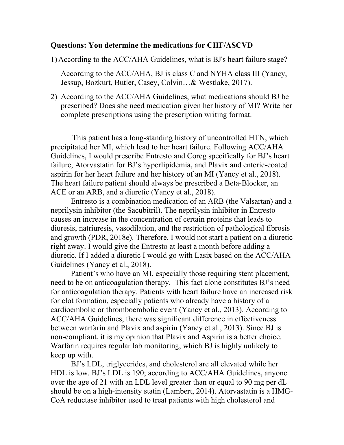 NR 601 Week 2 TD 2 Nursing Case Study 2023