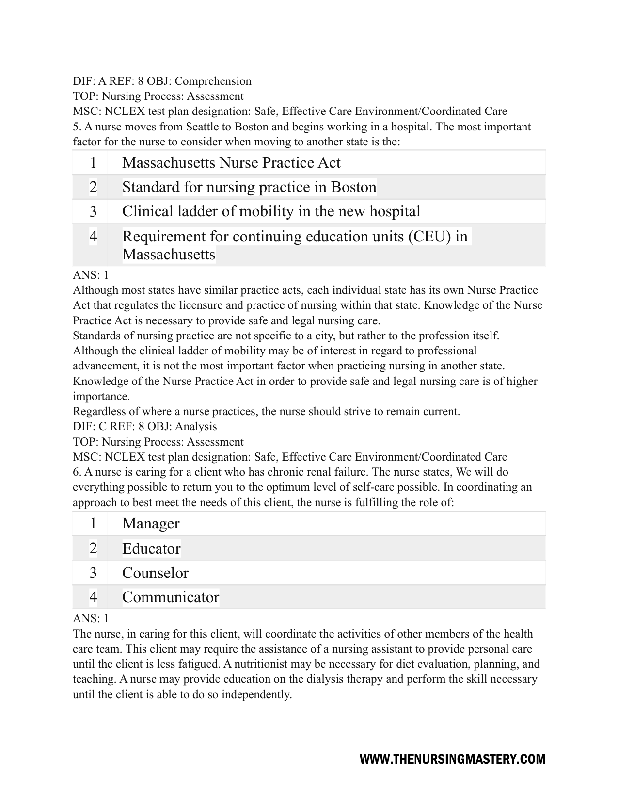 Fundamentals of Nursing 10th Edition TEST BANK IMG-3