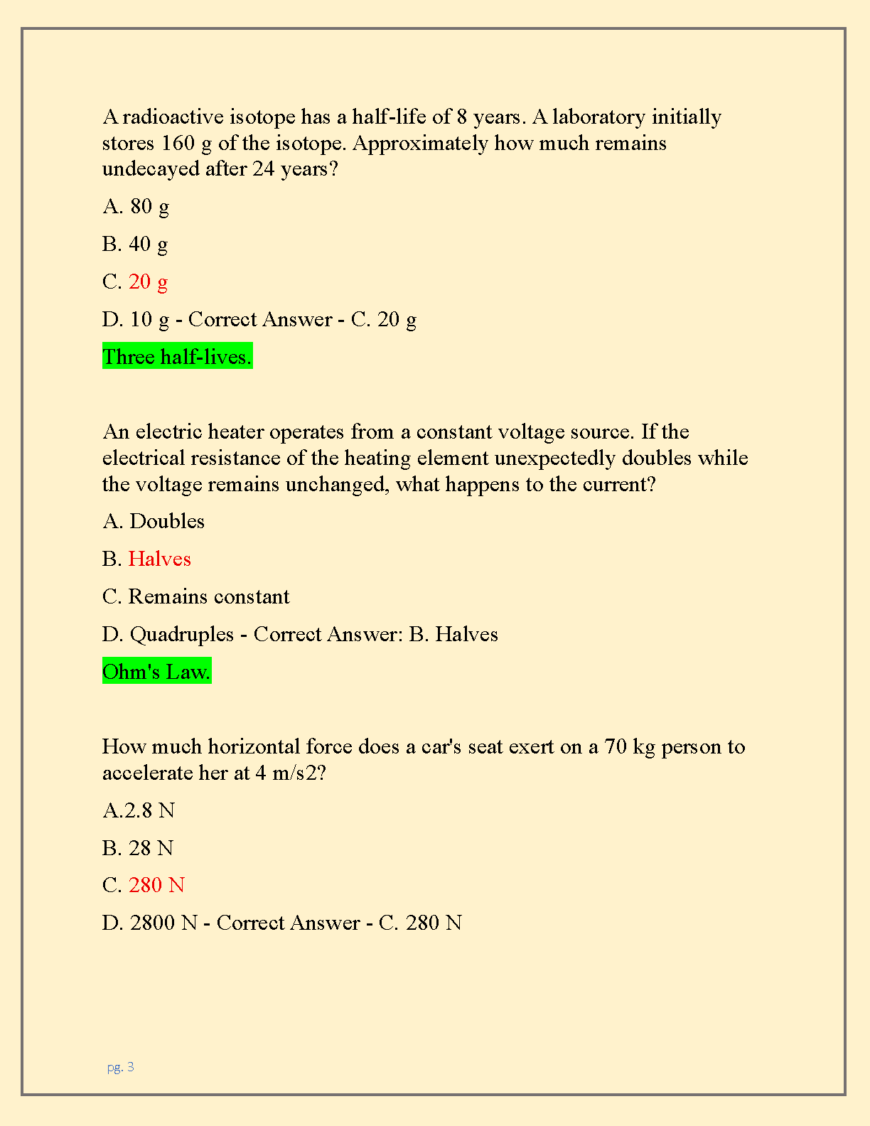 PSC 1121 Final Exam Study Guide & 300 Question Test Bank IMG-3