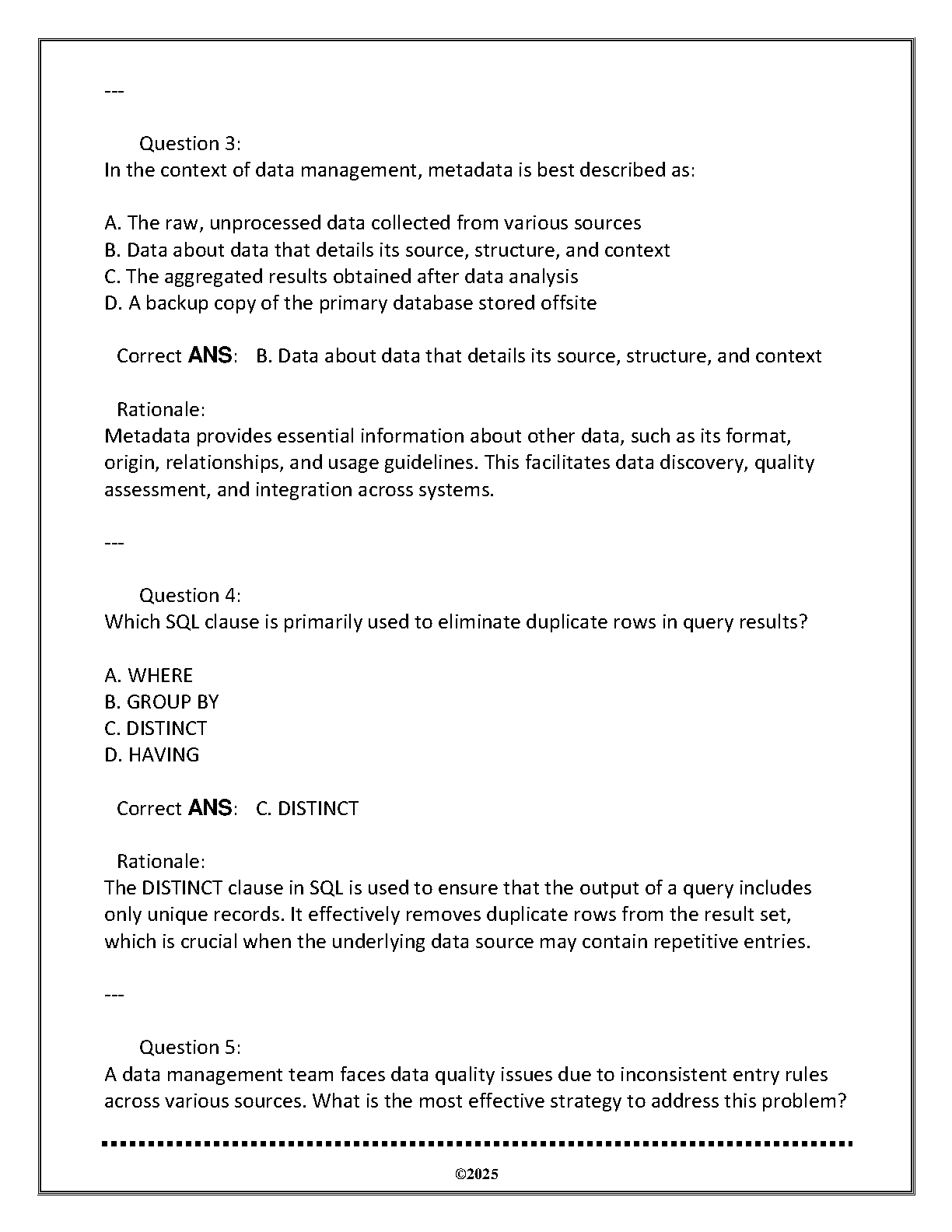 ITEC 2116 Data Mgmt Exam Prep 2025 WGU Review IMG-3
