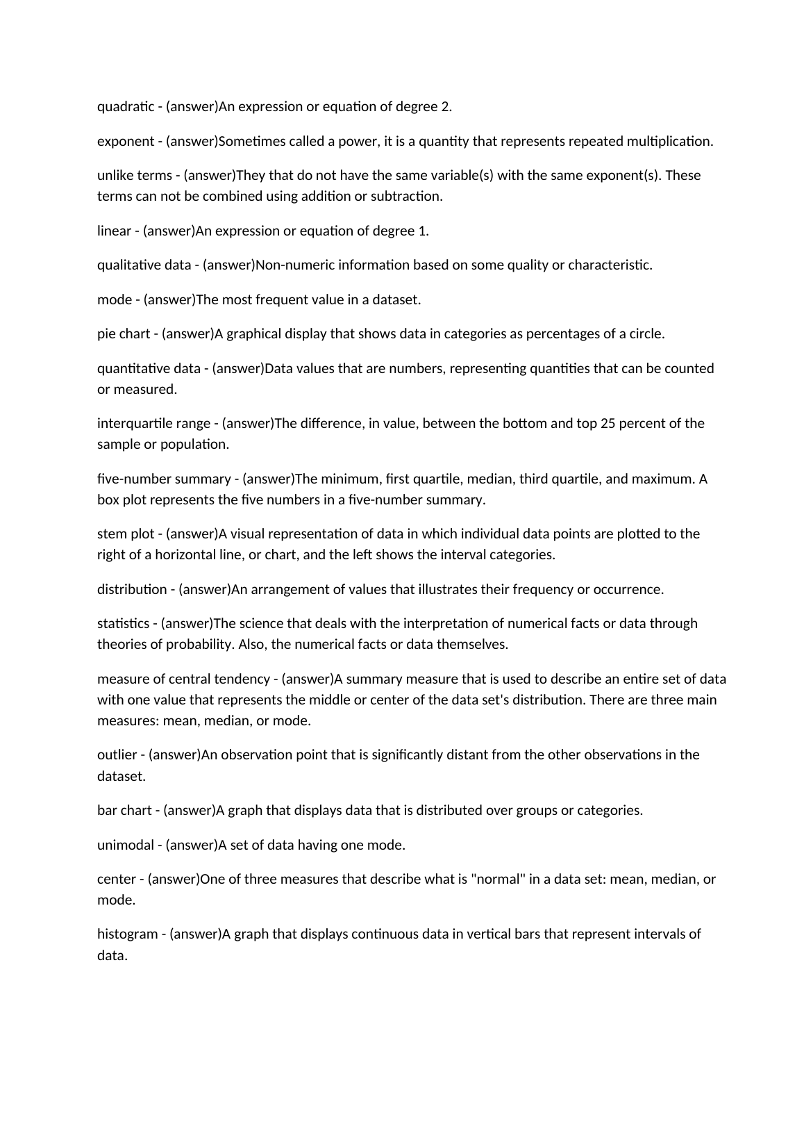 WGU C784 Statistics Study Guide 2025/2026 Exam Prep