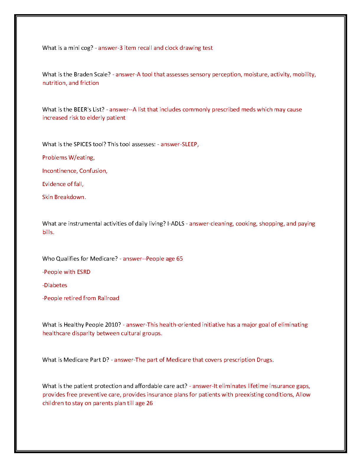 WGU C475 Care of Older Adults Test Bank 2025-2026 IMG-3