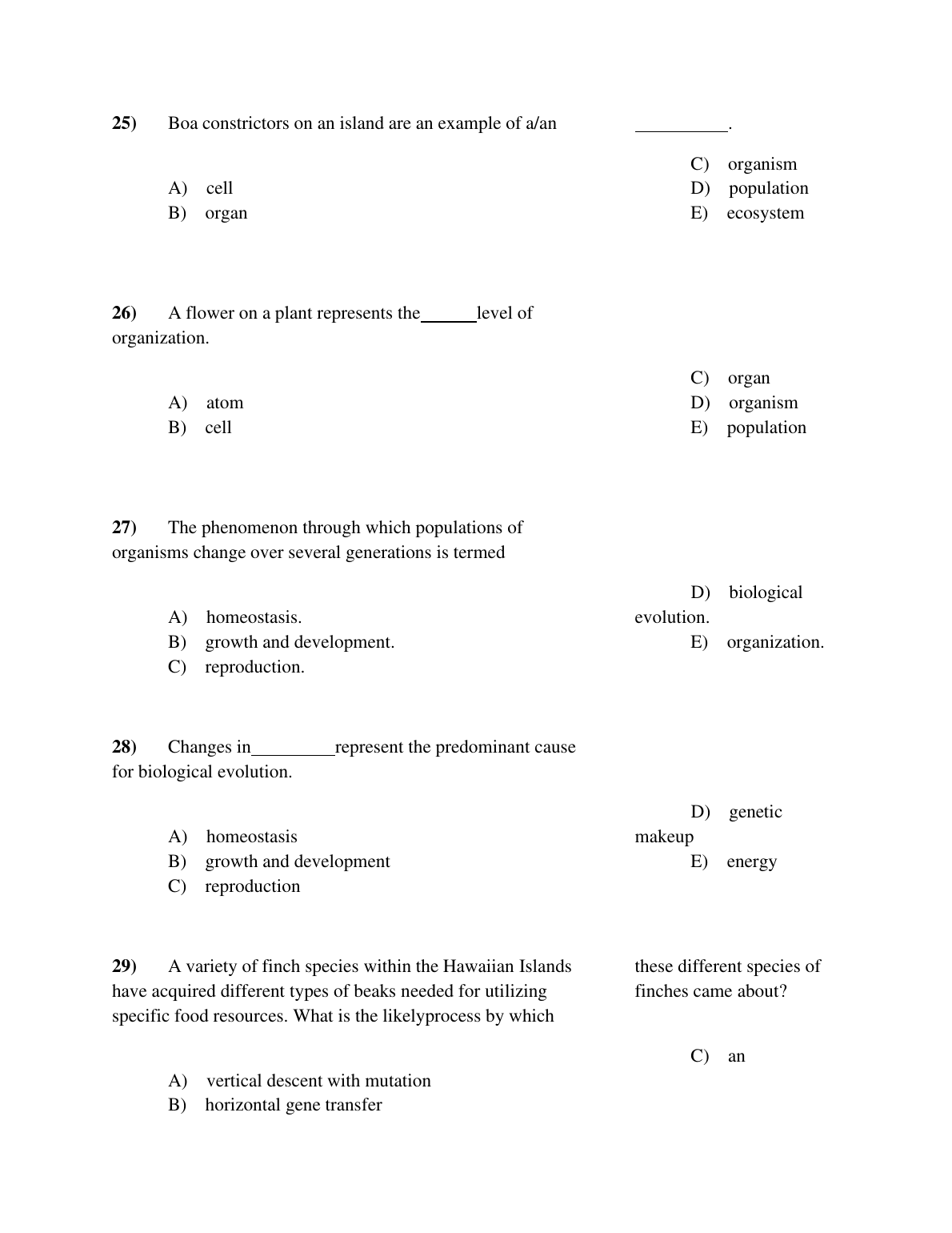 Principles of Biology, 3rd Edition TEST BANK IMG-3