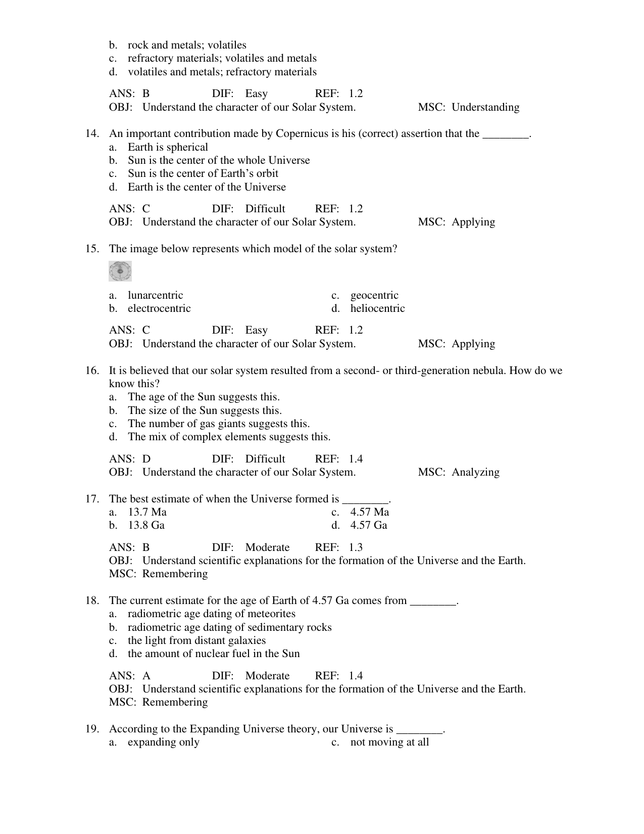 Essentials of Geology 5th Edition TEST BANK IMG-3