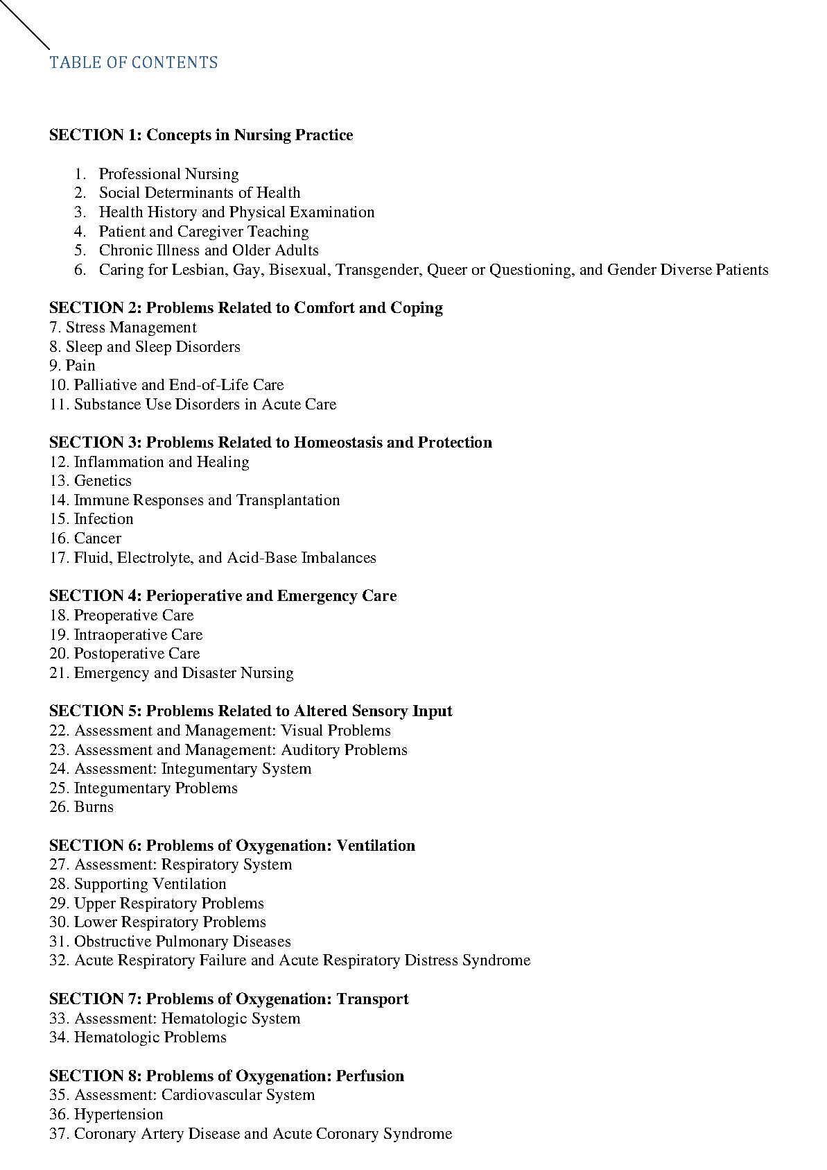Medical Surgical Nursing Test Bank 12th Edition Questions