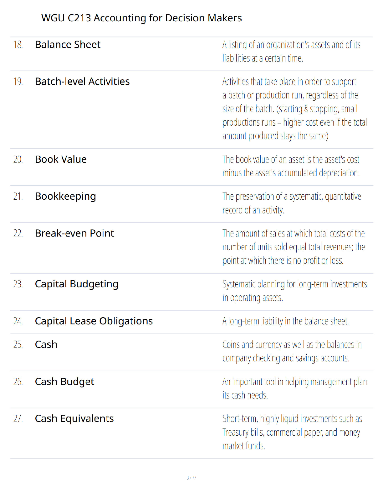 WGU C213 Accounting for Decision Makers 2025/2026 Study Guide IMG-3