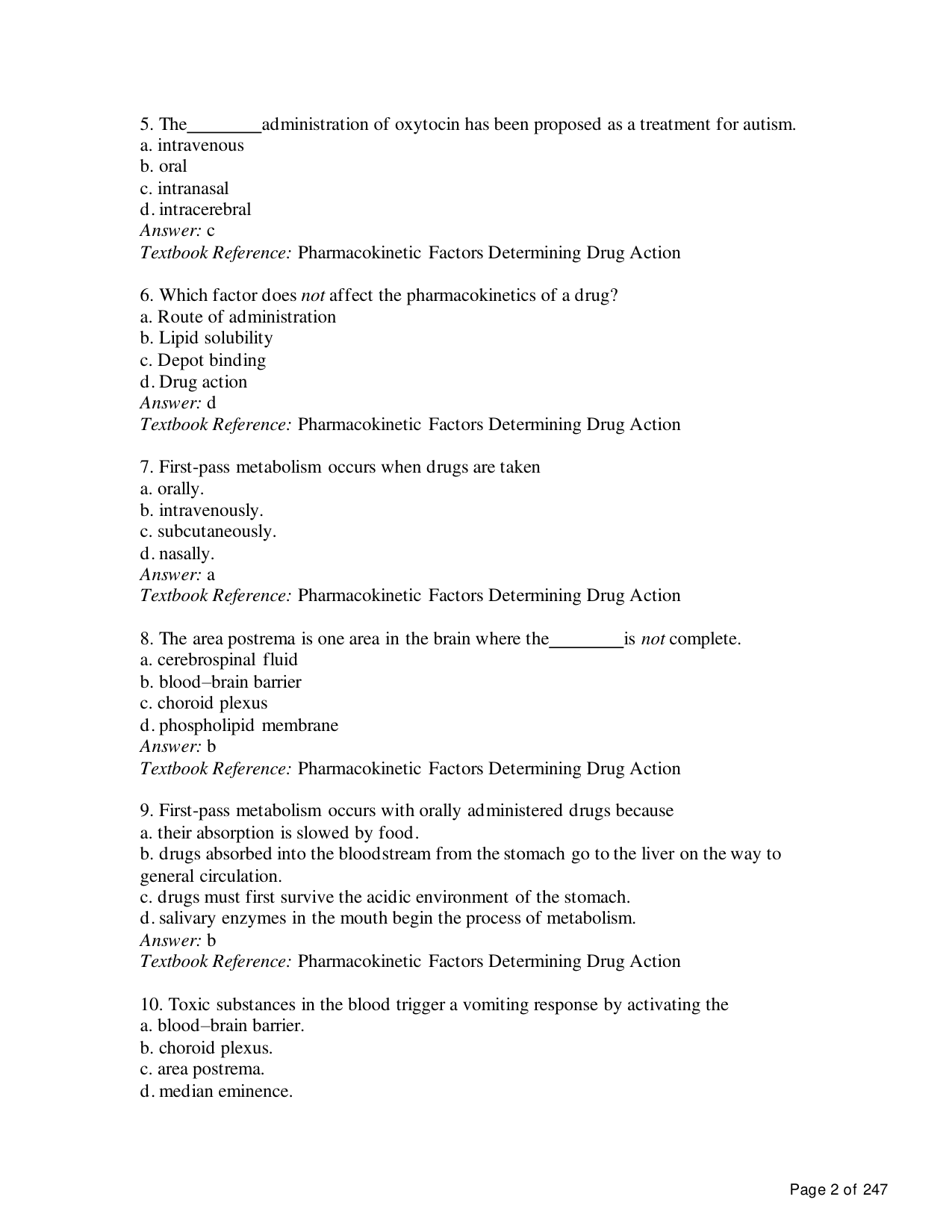 Psychopharmacology, 4th Edition TEST BANK IMG-3