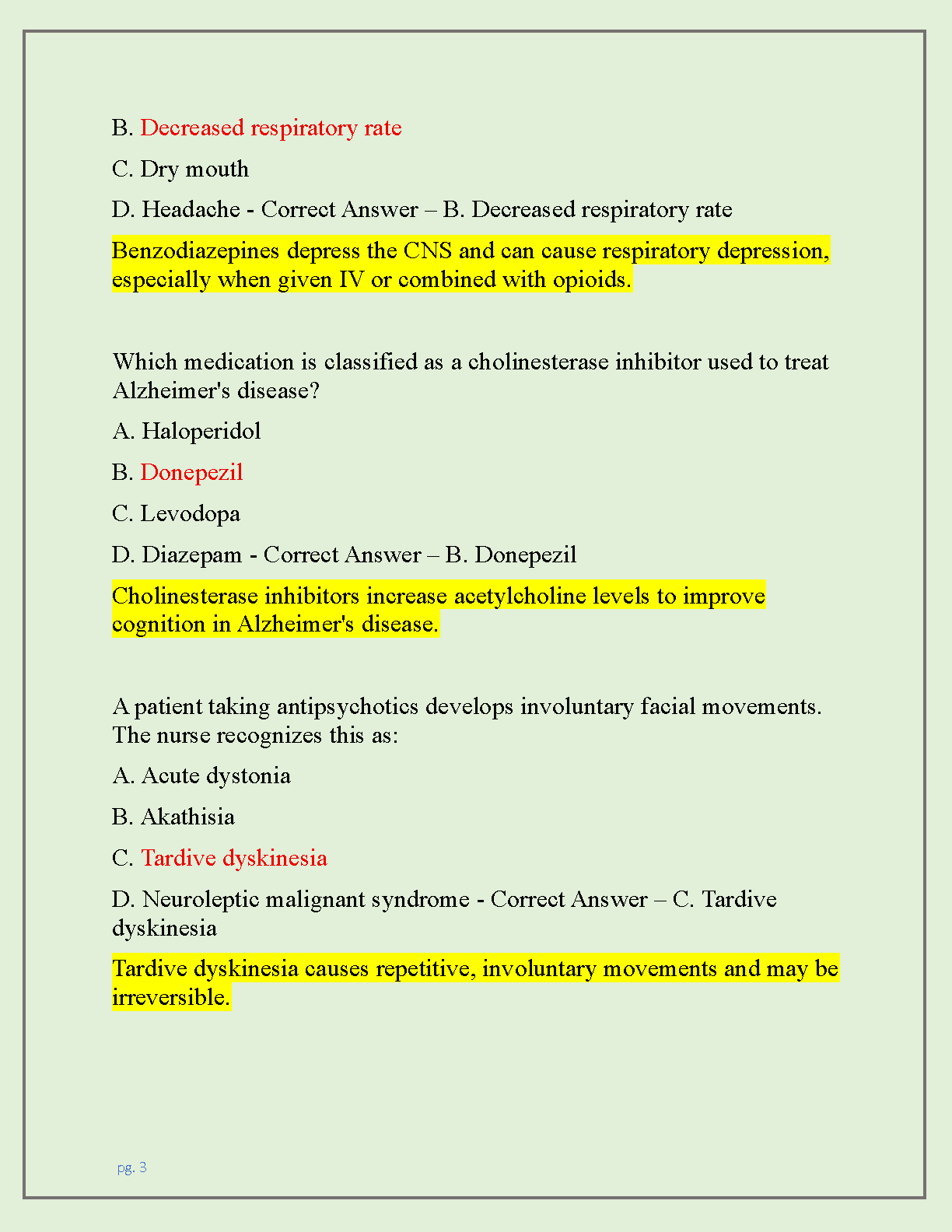 NRG200 Pharmacology Nursing Midterm Test Bank 2026 Questions IMG-3