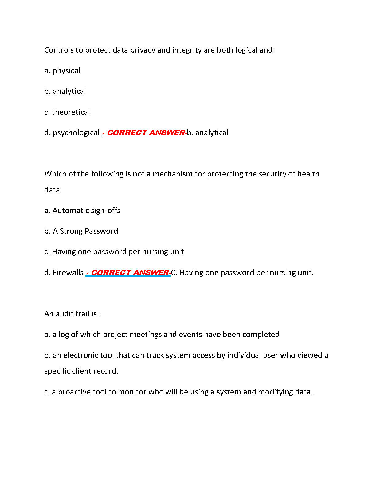 ANCC Nursing Informatics Test Bank 2026 IMG-3