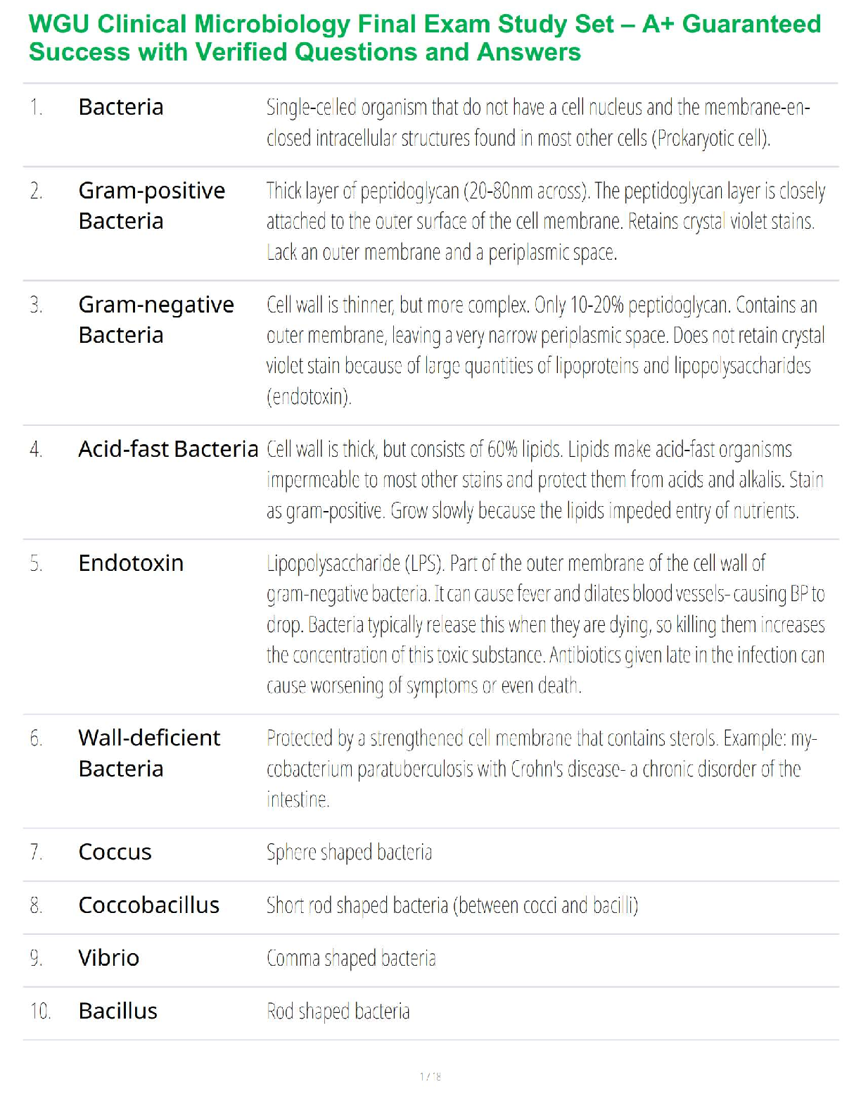 WGU Clinical Microbiology Exam Guide 2025-26 with Answers IMG-1
