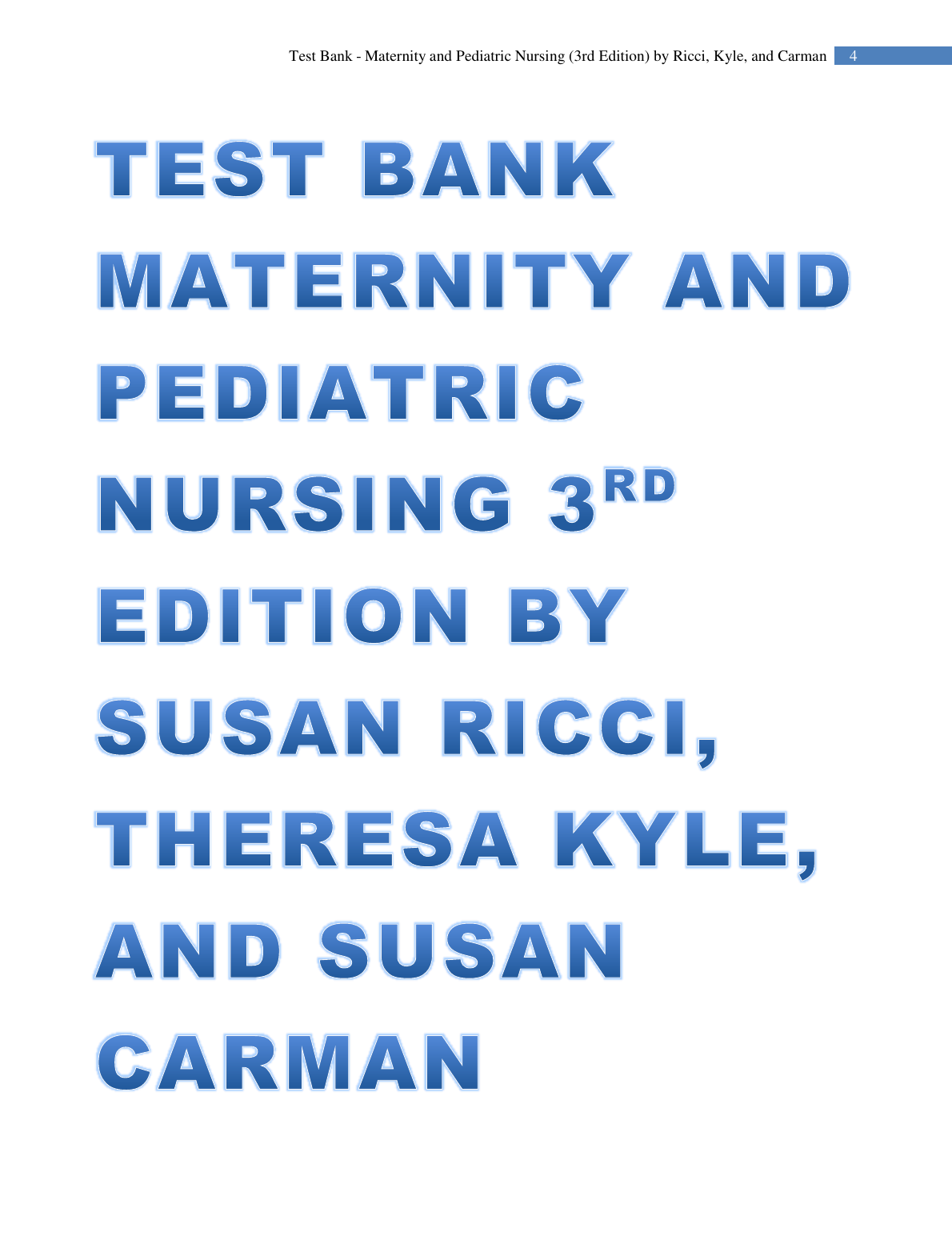 Maternity & Pediatric Nursing Test Bank 2026/27 IMG-1