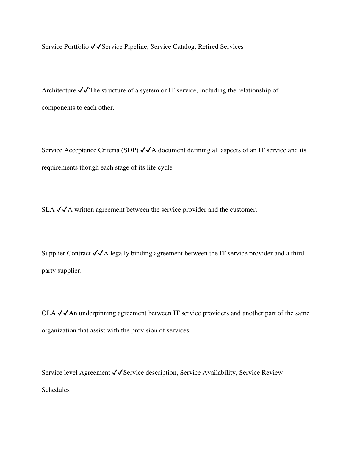 WGU C846 ITIL Exam Questions and Answer Key 2023 Edition IMG-3