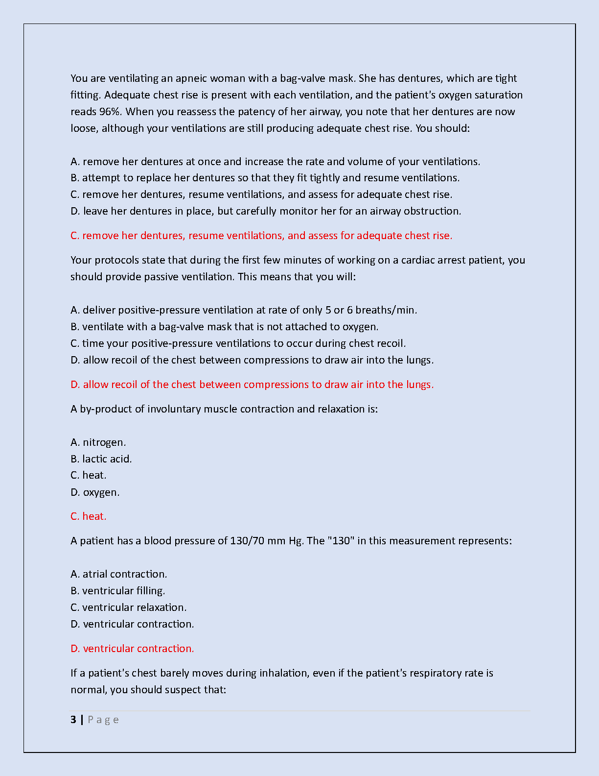 JBL Module 2 EMT Exam Questions 2025-2026 | AAOS Test Bank IMG-3