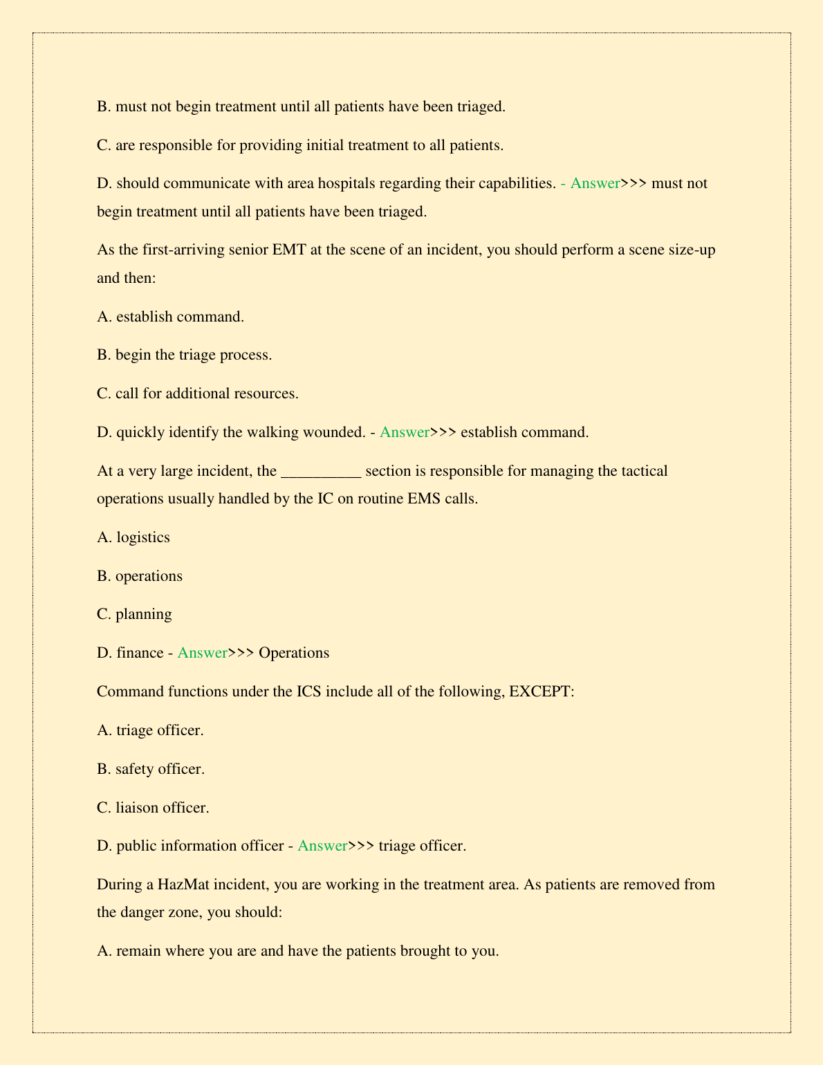 EMT Incident Mgmt Test Bank Ch 39 AAOS 12th Ed IMG-3