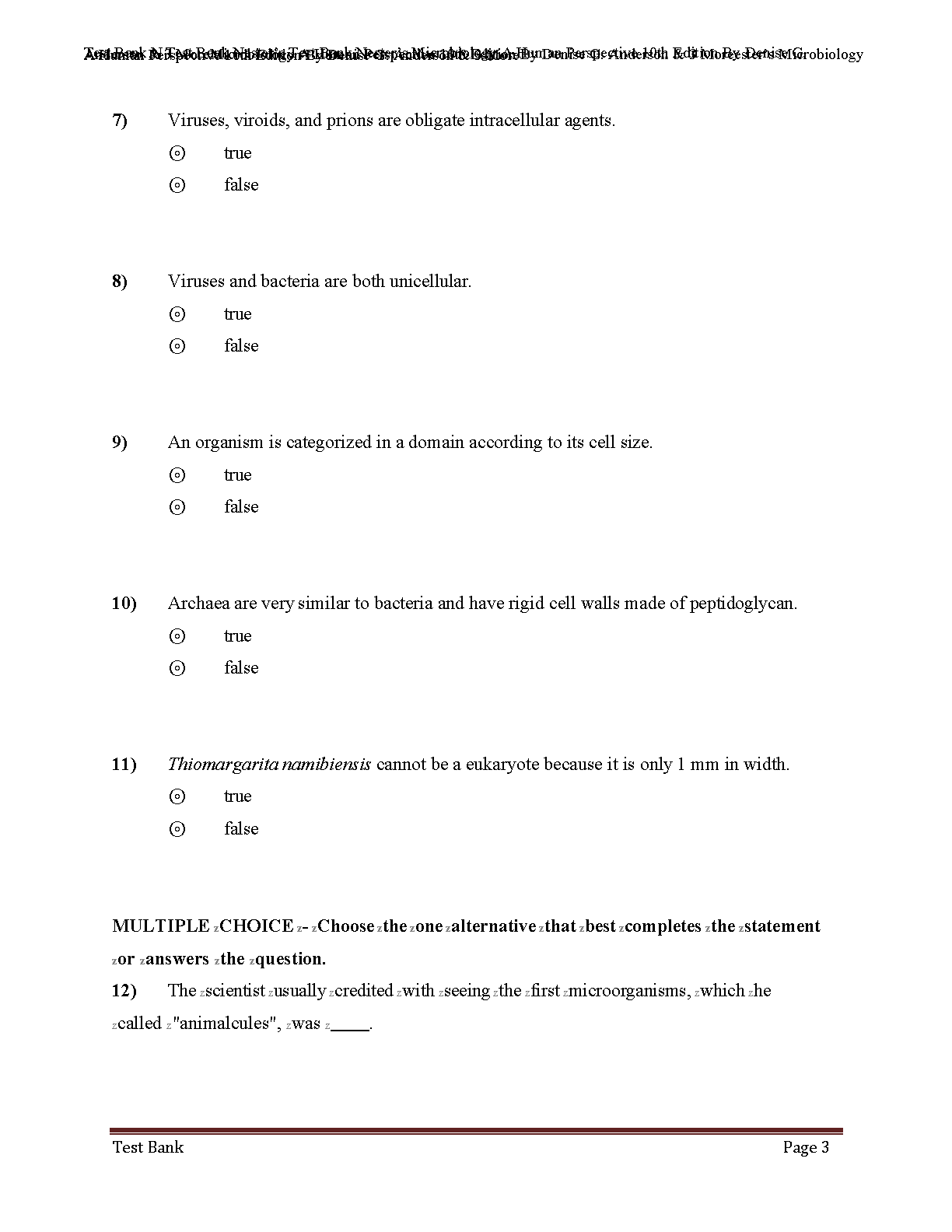 Nester's Microbiology Test Bank 10th Ed Solutions IMG-3