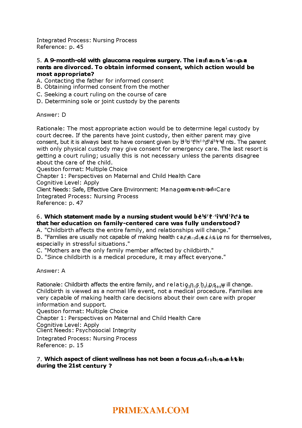 Maternity & Pediatric Nursing Test Bank 4e Ricci Kyle Carman IMG-3