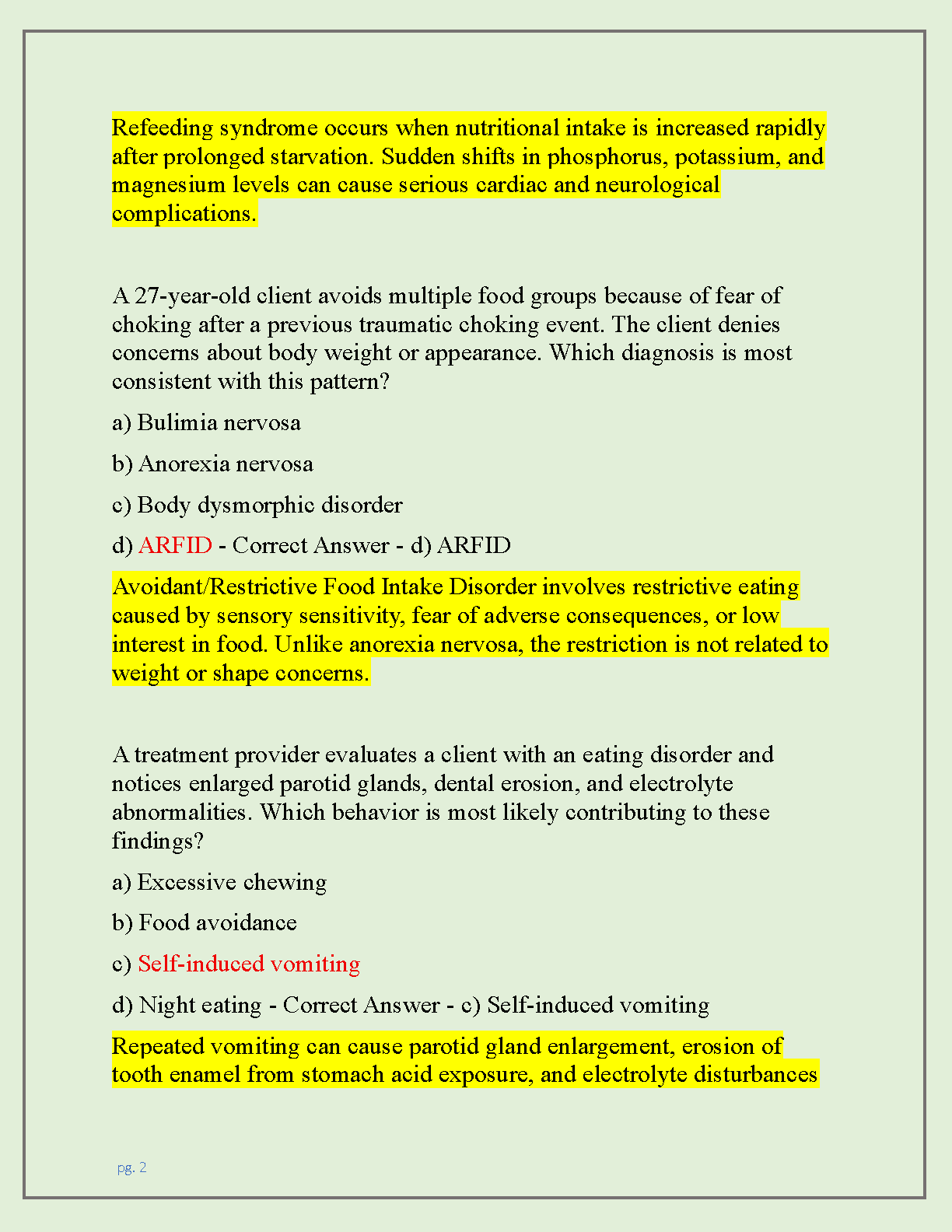 IAEDP Certification Test Bank 2026/2027 Questions & Answers