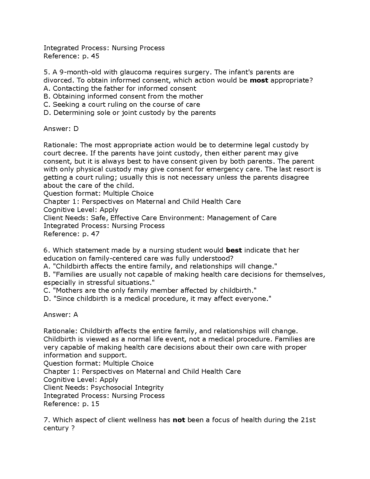 Maternity and Pediatric Nursing 2026/27 Test Bank IMG-3