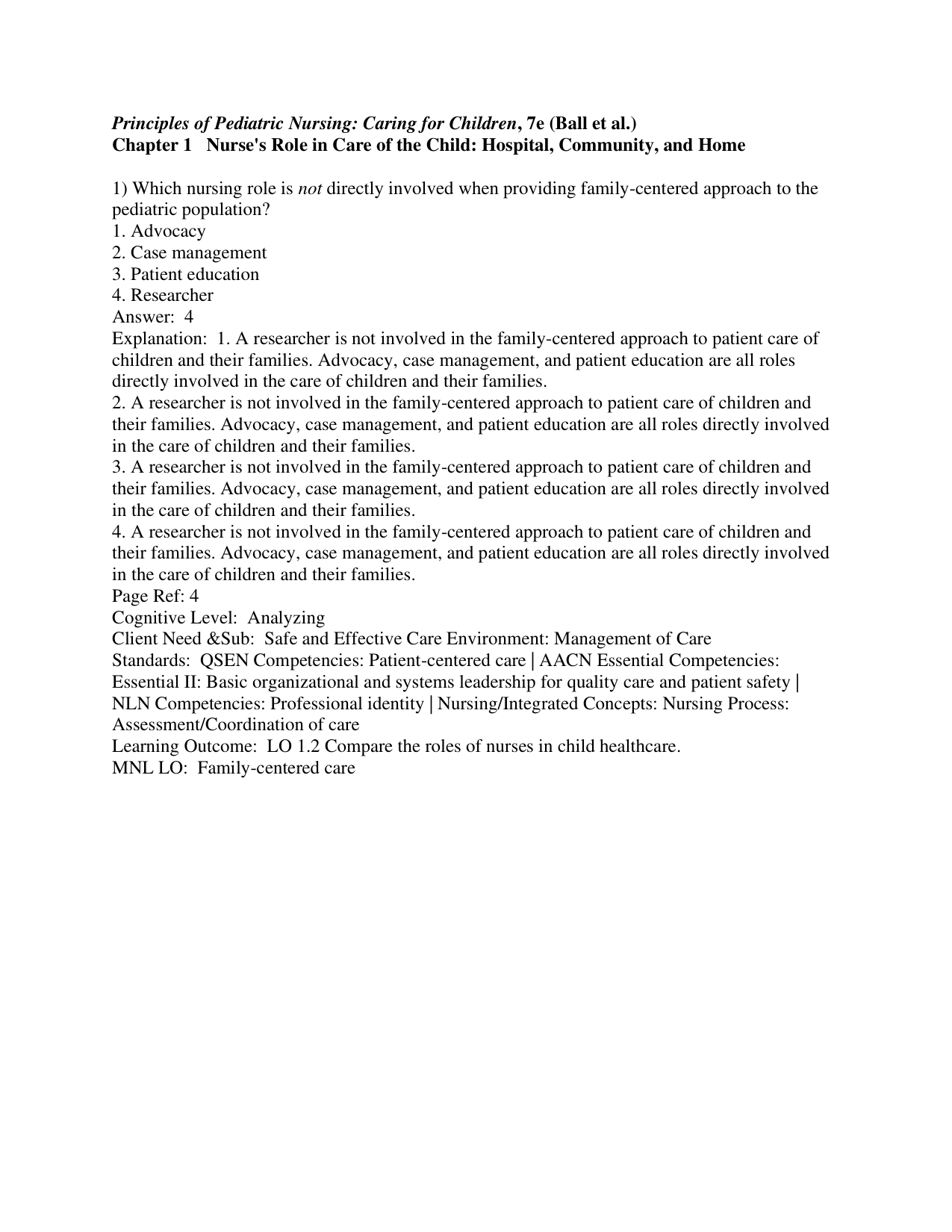 Principles of Pediatric Nursing: Caring for Children, 7th Ed