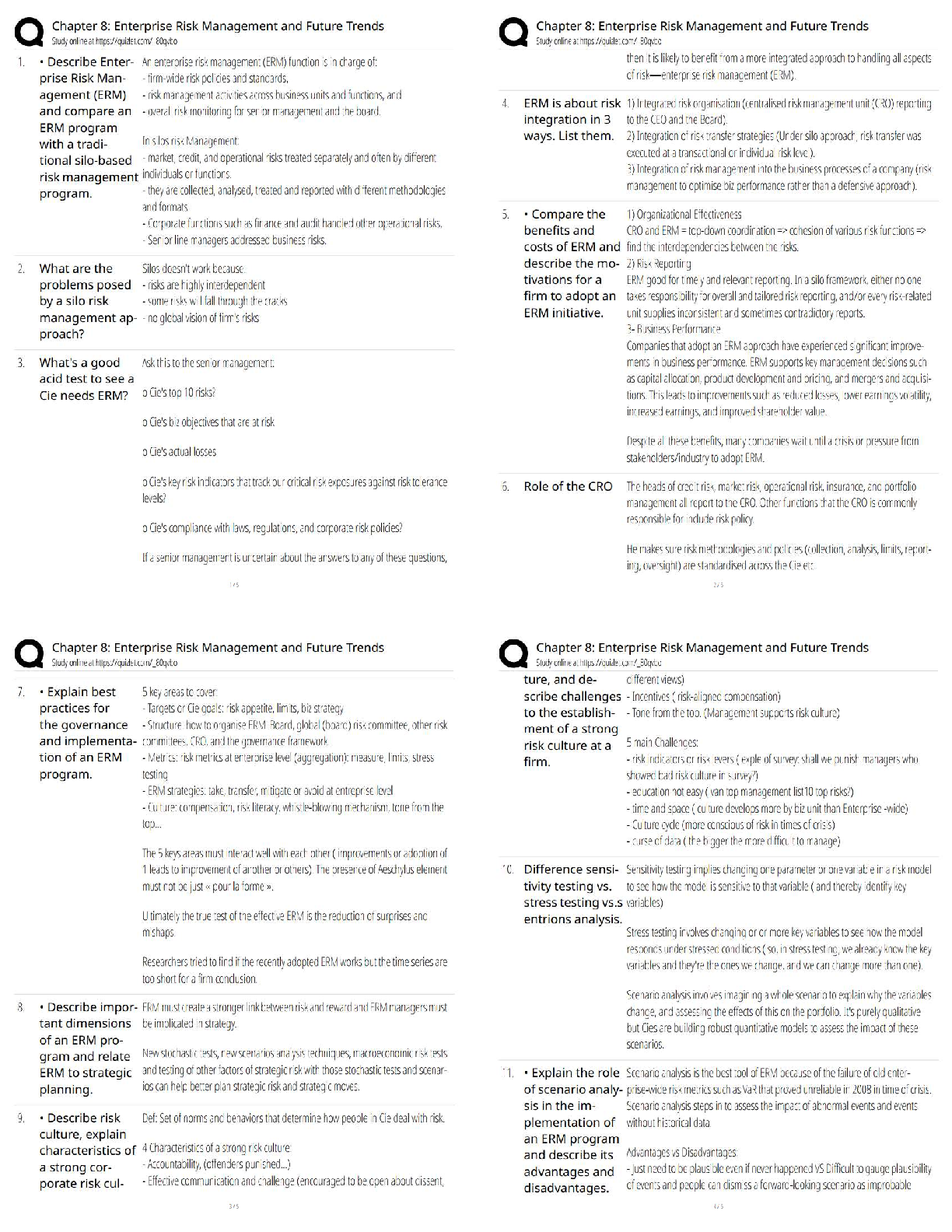 WGU C214 ERM Study Guide: John Hull 5e Notes IMG-1