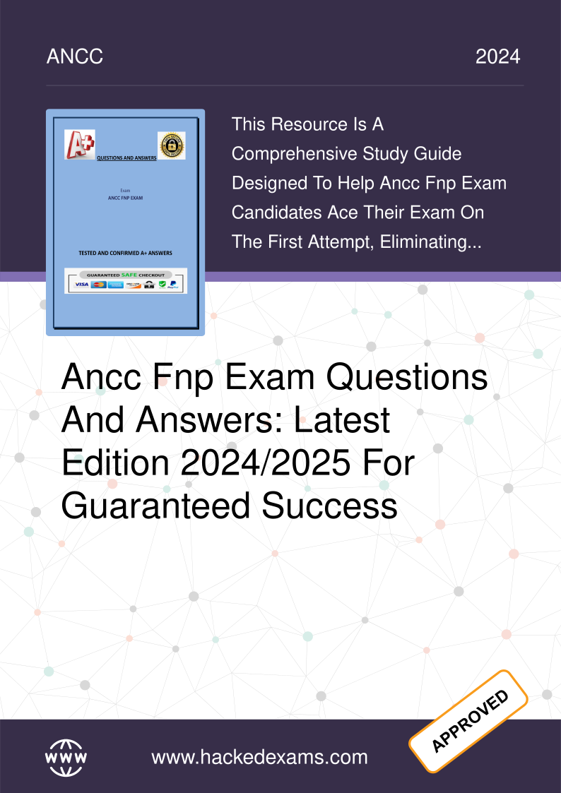 ANCC Family Nurse Practitioner Exam Prep Study Guide 2026/27