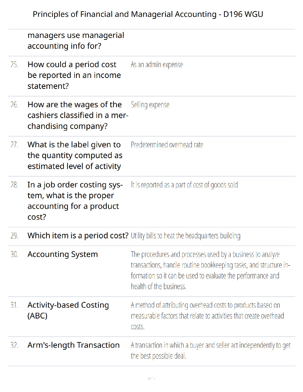 WGU D196 Accounting Exam Review 2025-26: Pass First Try IMG-3