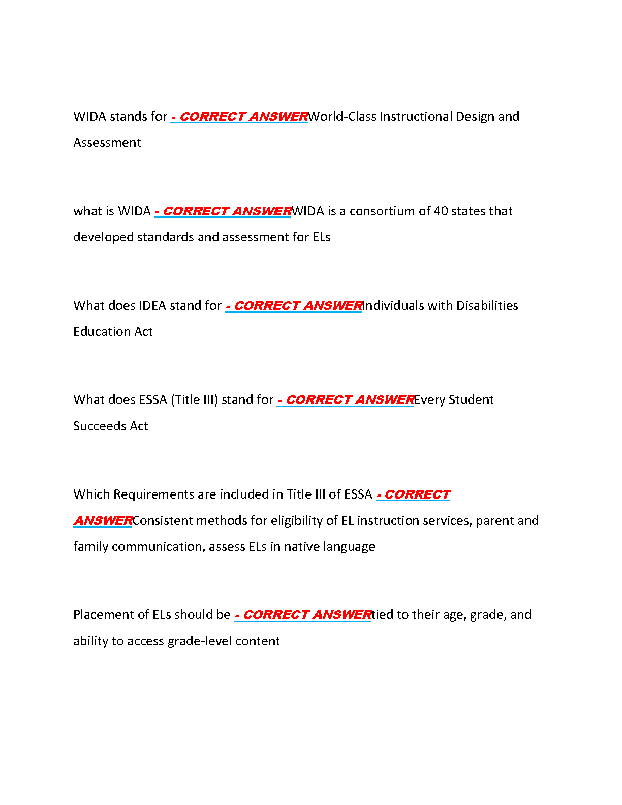 WGU D169 OA Final Exam Test Bank 2025/2026 A+ Graded
