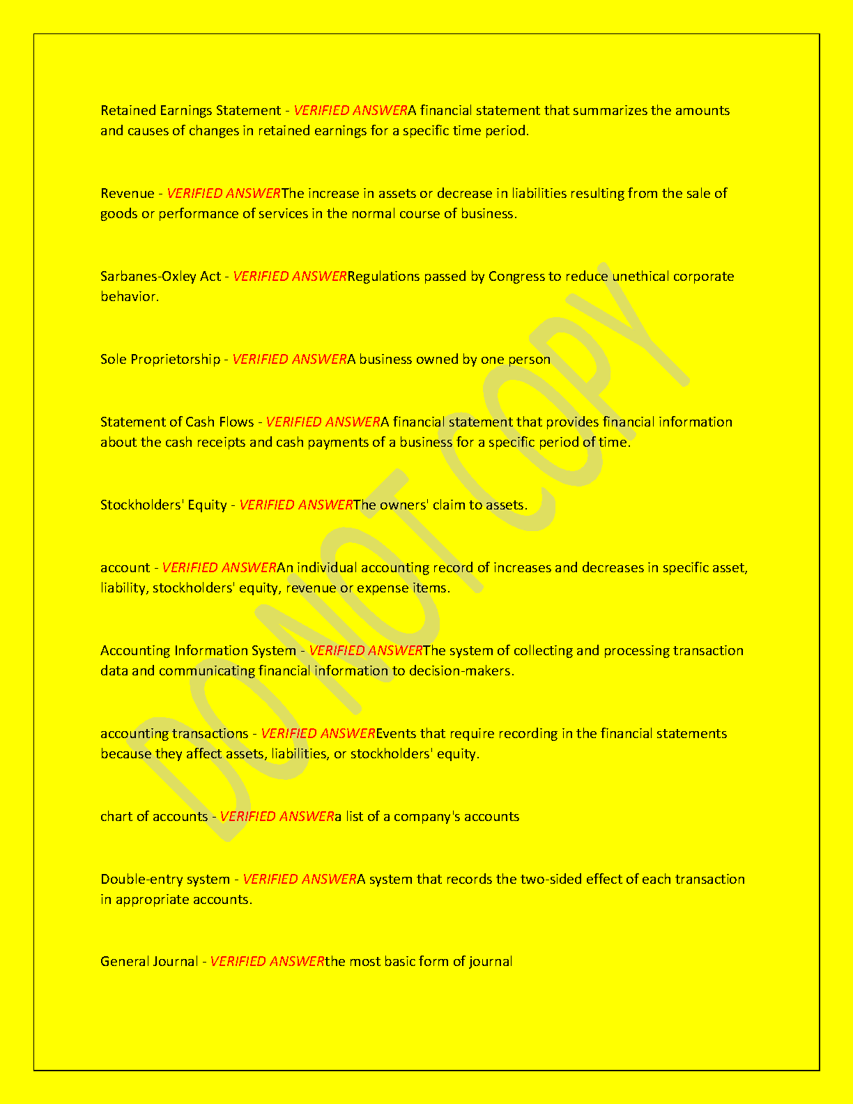 WGU C211 Financial Accounting Study Guide & Practice Questions IMG-3