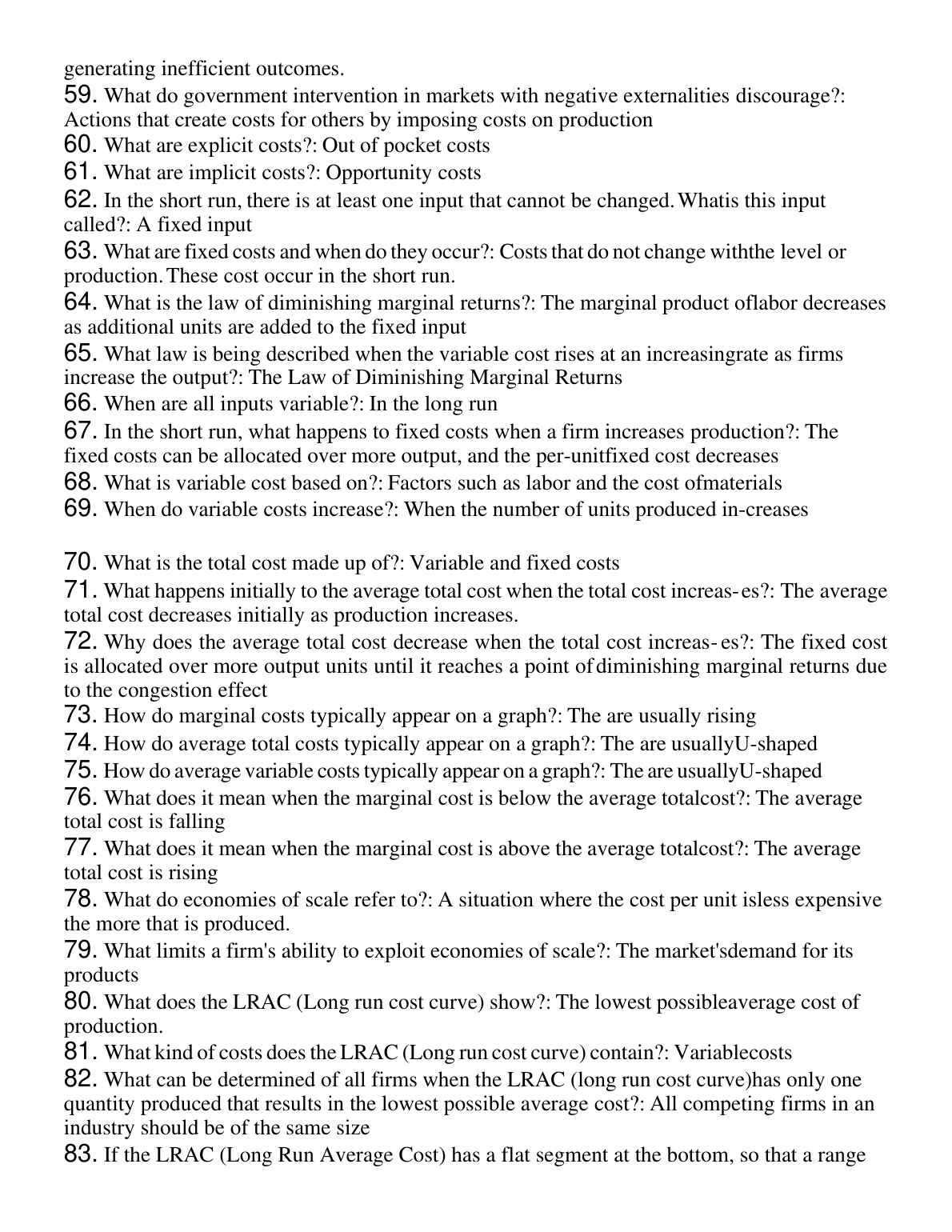 WGU D089 Principles of Economics Answers