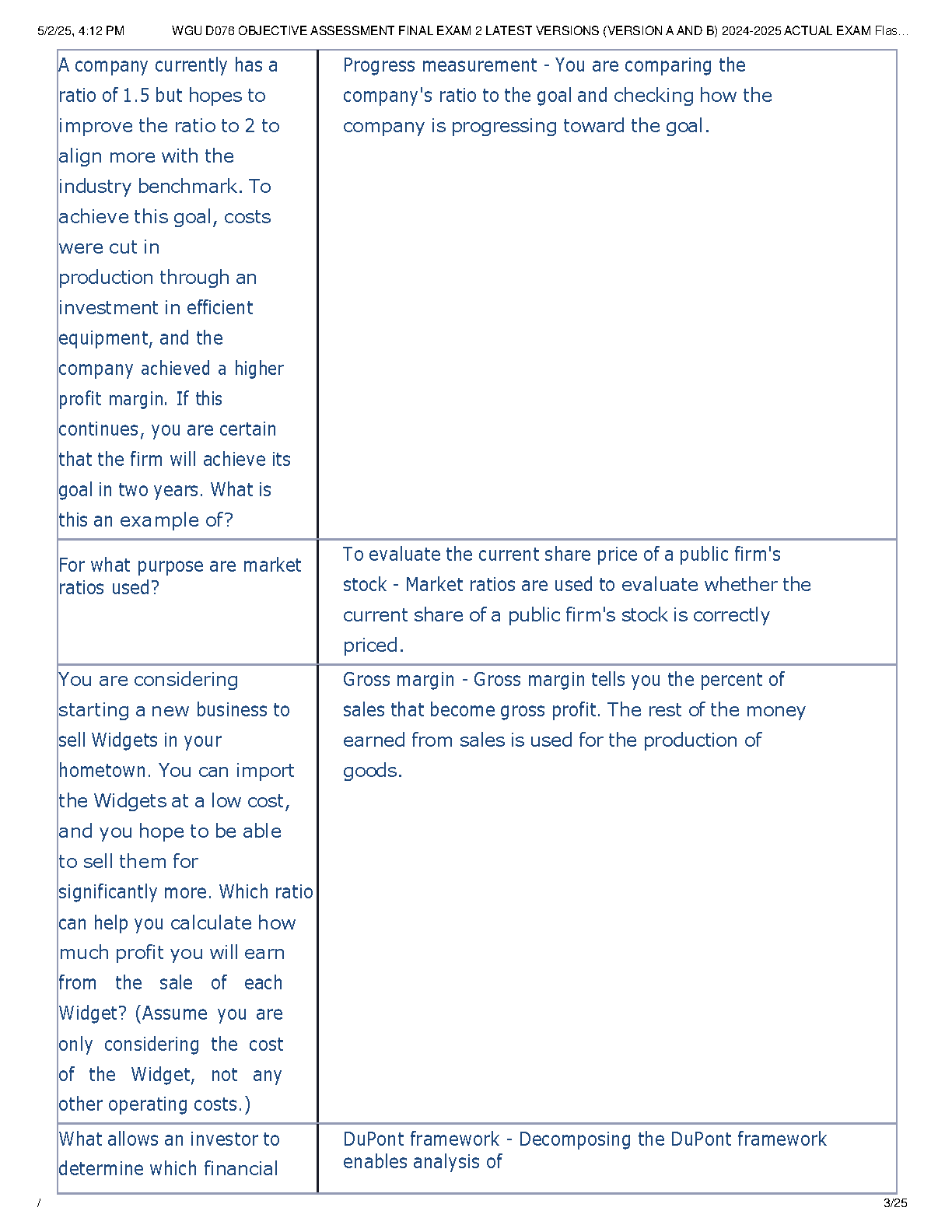 WGU D076 Exam Guide 2024-25: Questions & Answers IMG-3