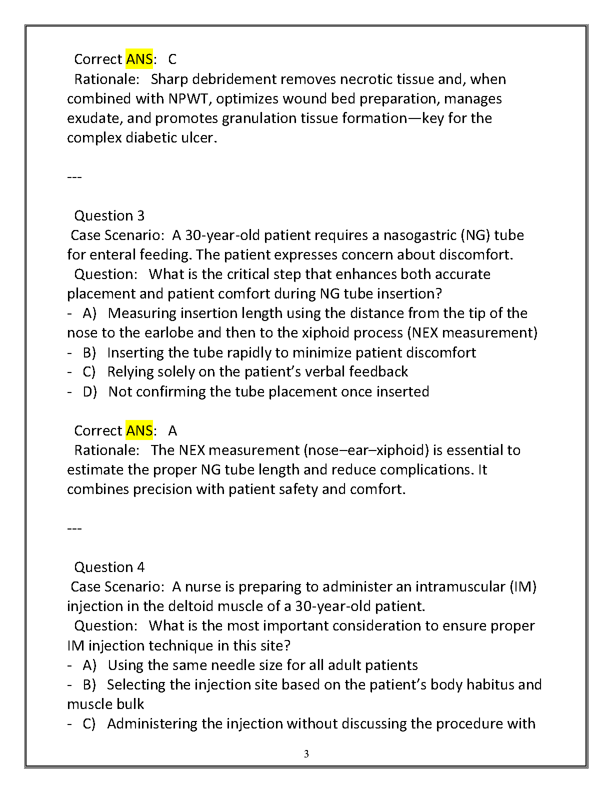 D445 NURS 3118 Test Bank: WGU Nursing Skills Exam Prep IMG-3