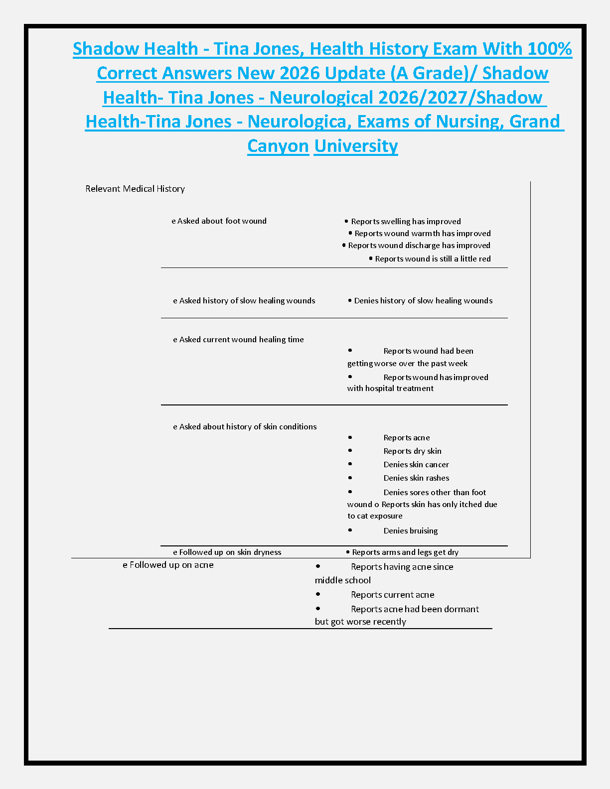 Tina Jones iHuman Answers 2026/27 Study Guide