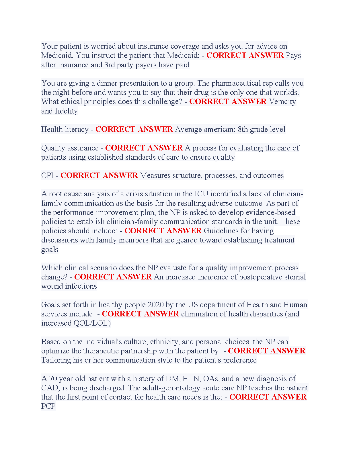 ANCC AGACNP Exam Test Bank 2026/27 Frances Meed Practice Qs IMG-3
