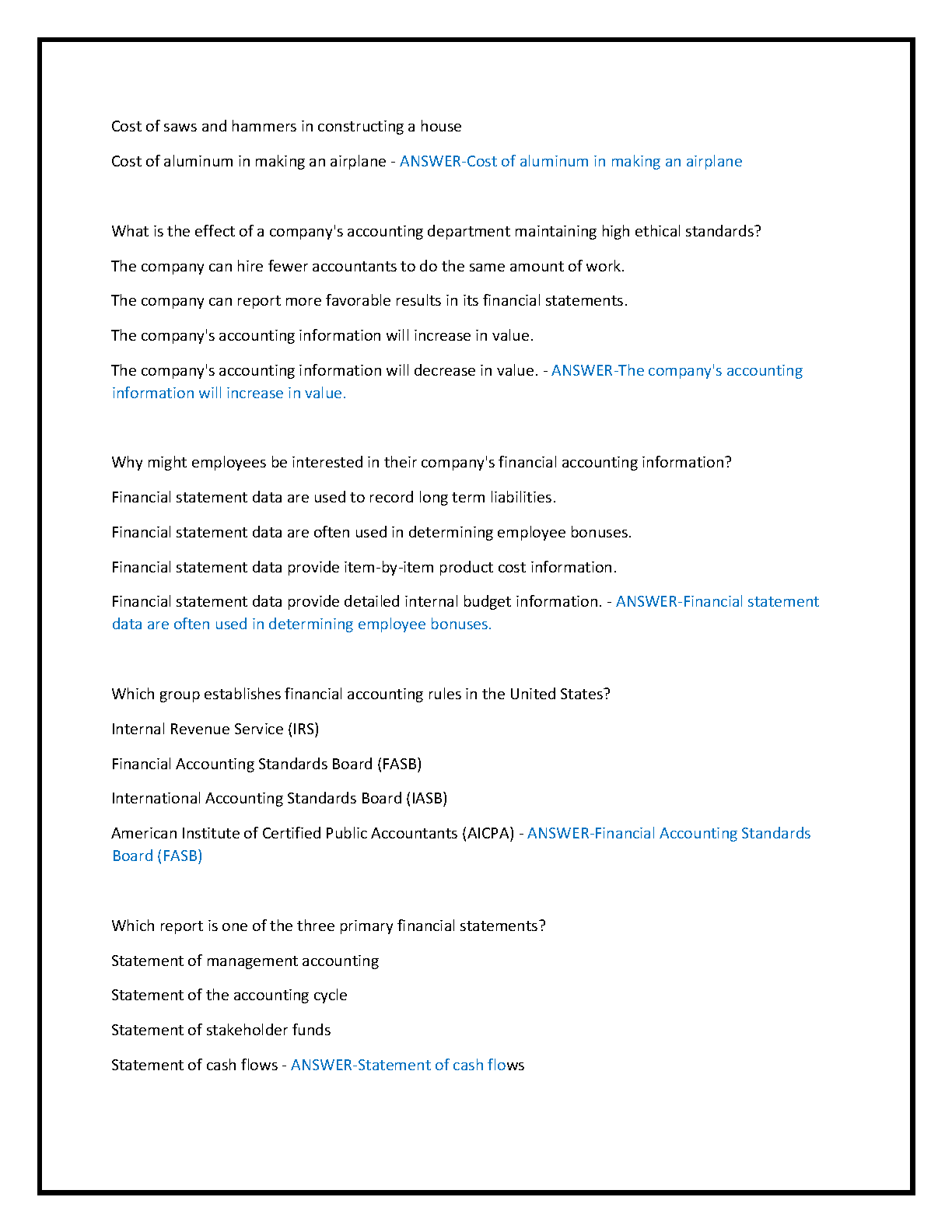 WGU D196 Test Bank 2025-2026 | 150 Verified Q&A