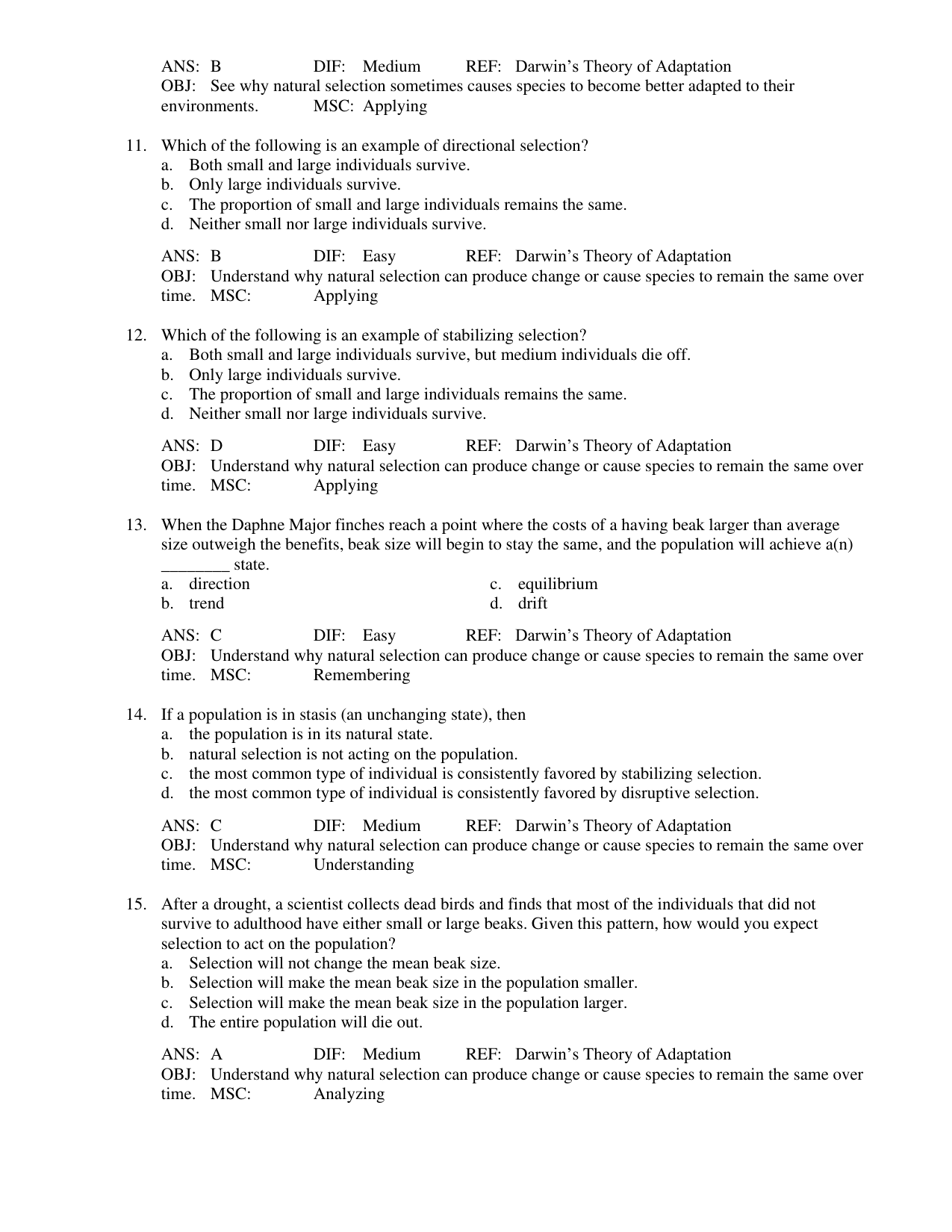 How Humans Evolved 7th Edition TEST BANK IMG-3