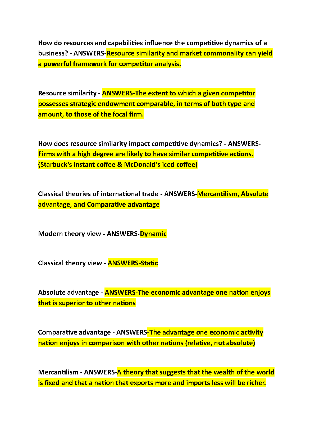 WGU C211 Global Economics Test Bank 2025 IMG-3