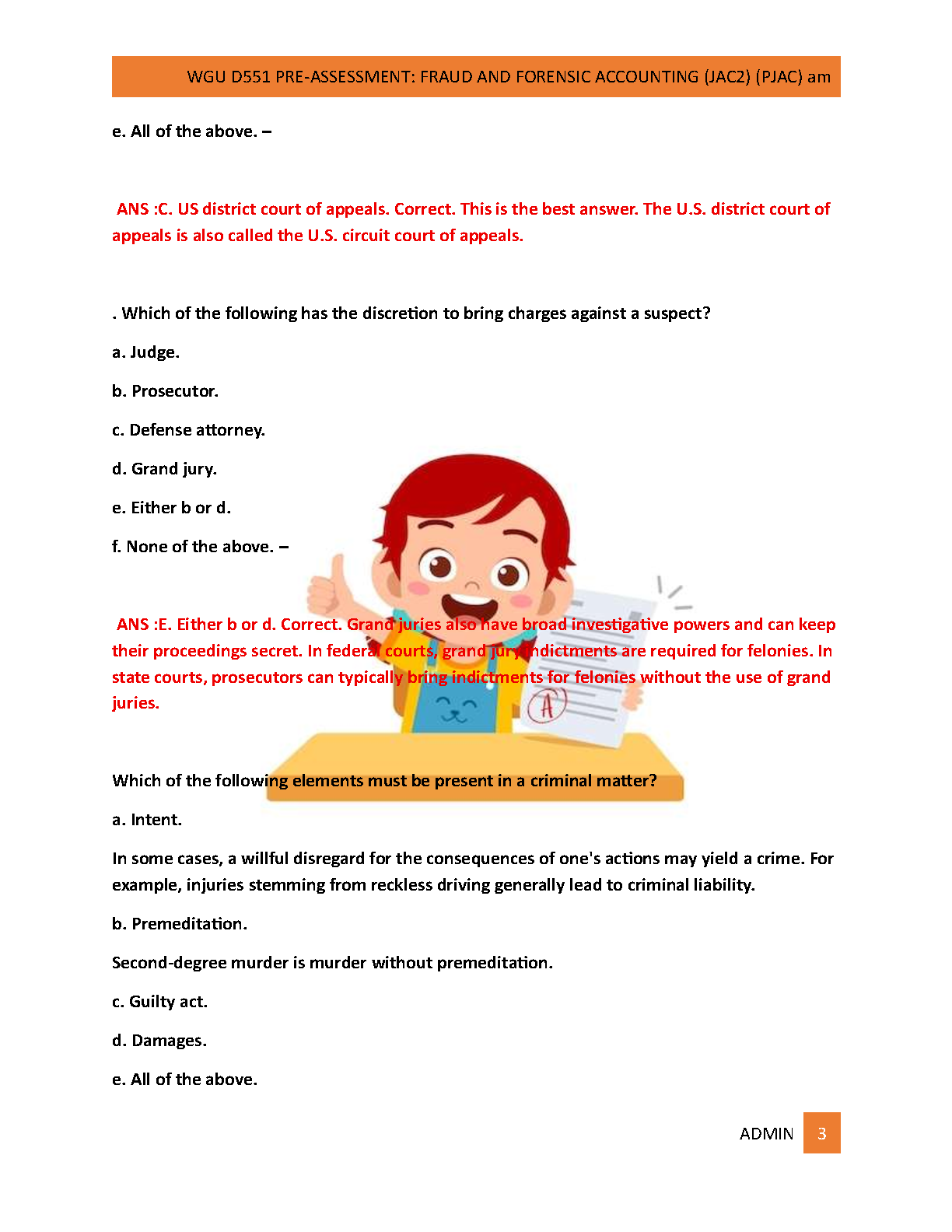 WGU D551 Fraud & Forensic Accounting Pre-Test Prep 2025 IMG-3