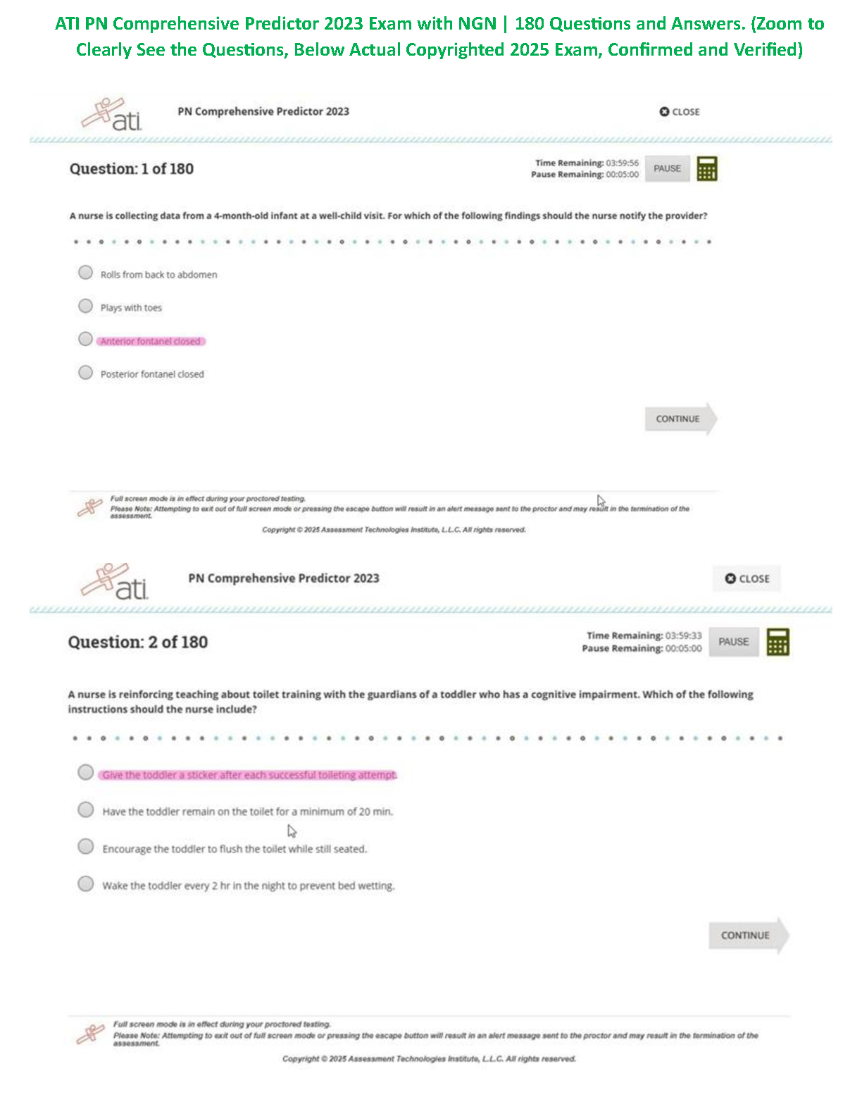 ATI PN Predictor 2026/27 Study Guide with 180 NGN Questions