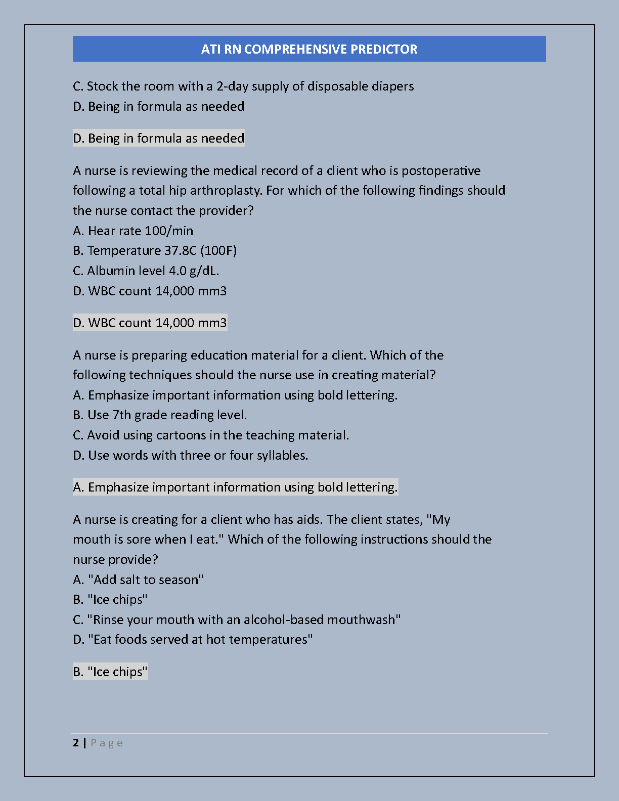 ATI RN NCLEX NGN Exam Prep 2026: 180 Verified Q&A