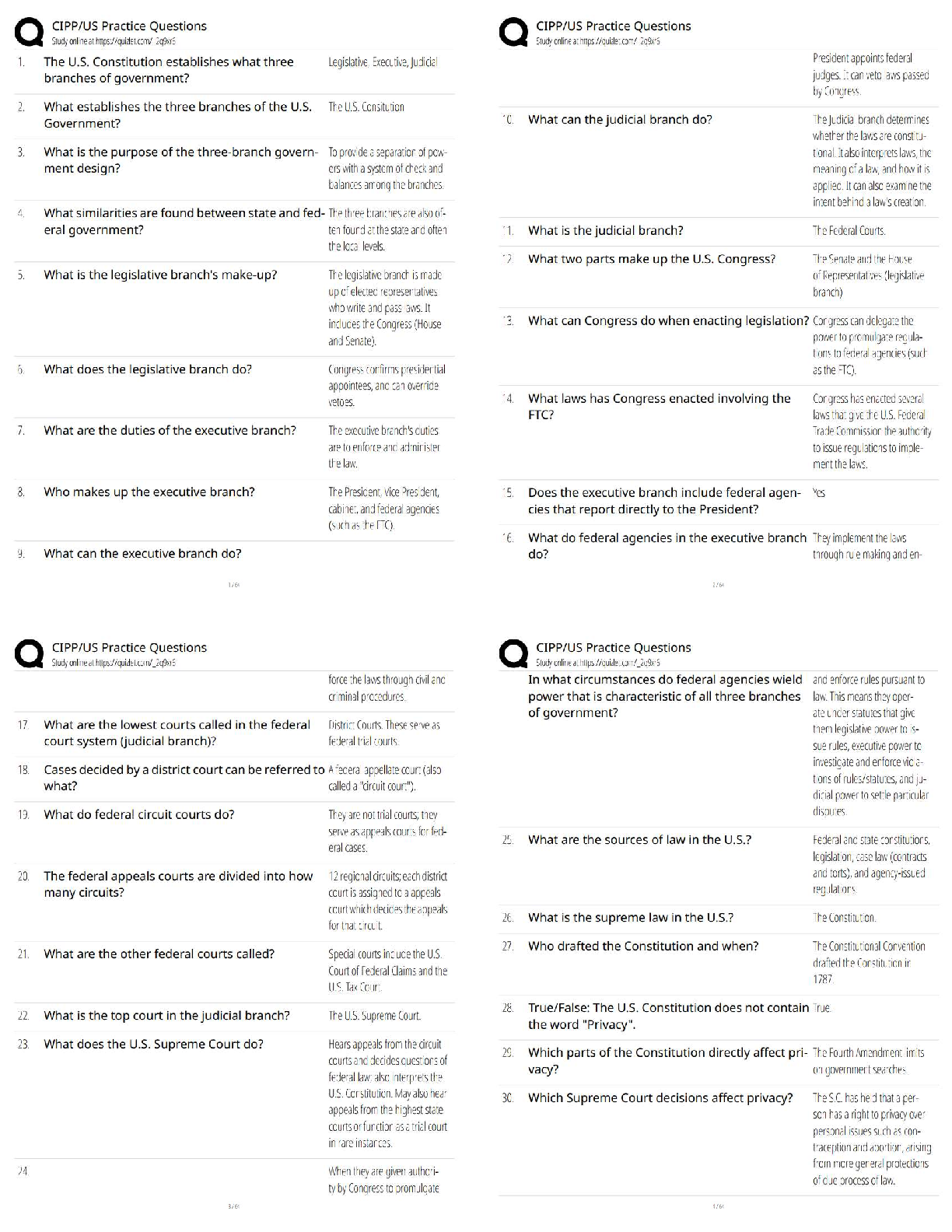 CIPP/US Exam Prep 2026 2027 Practice Qs and Answers Guide IMG-1
