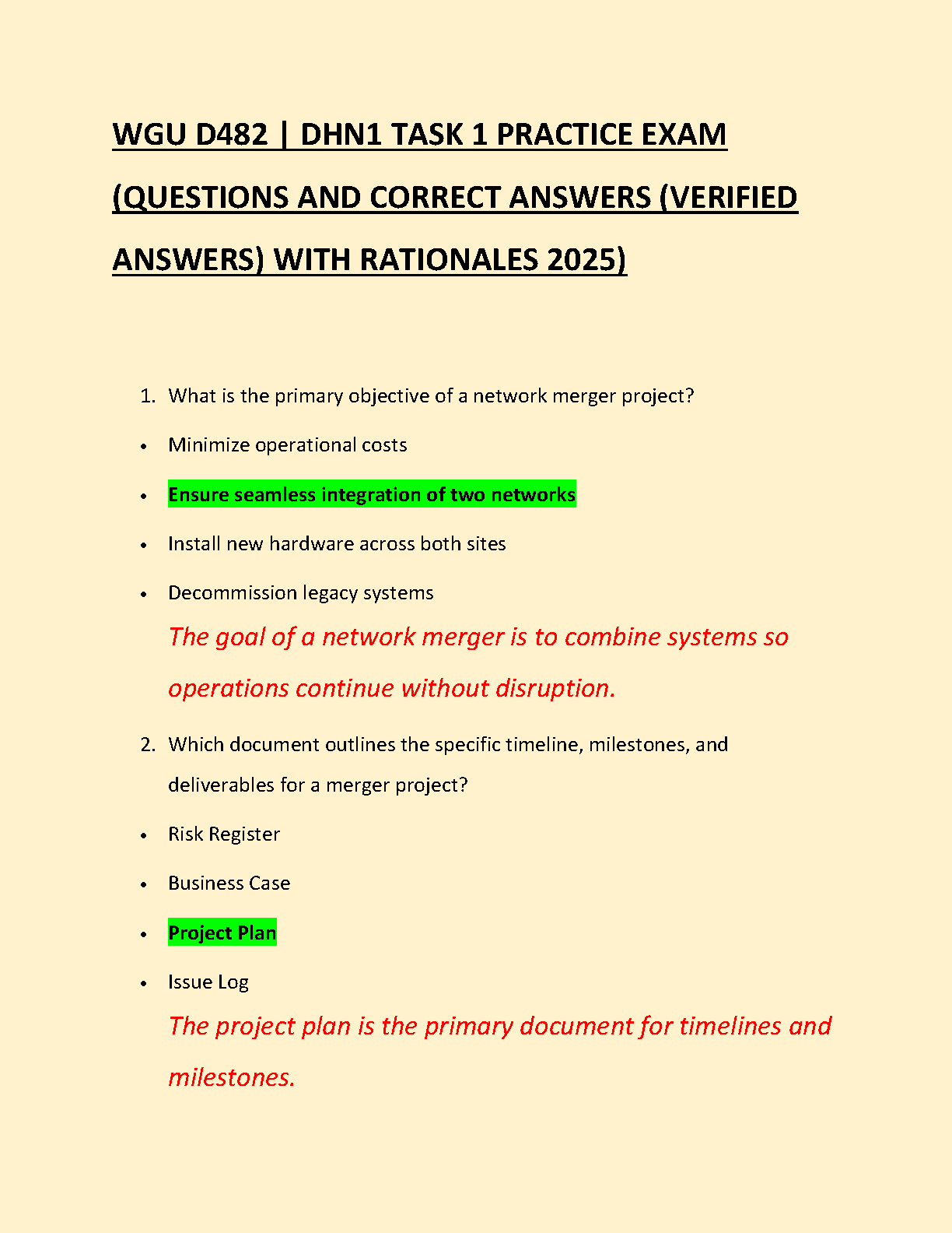 WGU D482 DHN1 Task 1 Test Bank 2025 Solutions IMG-1