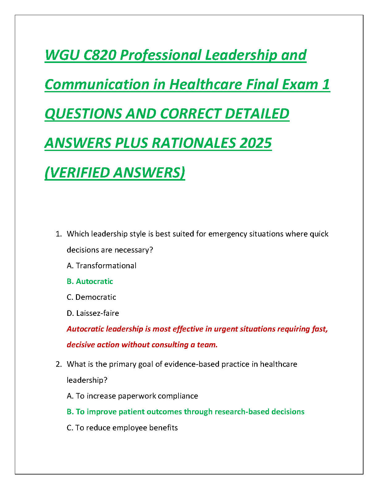 WGU C820 Final Exam Test Bank with Answers and Rationales IMG-1