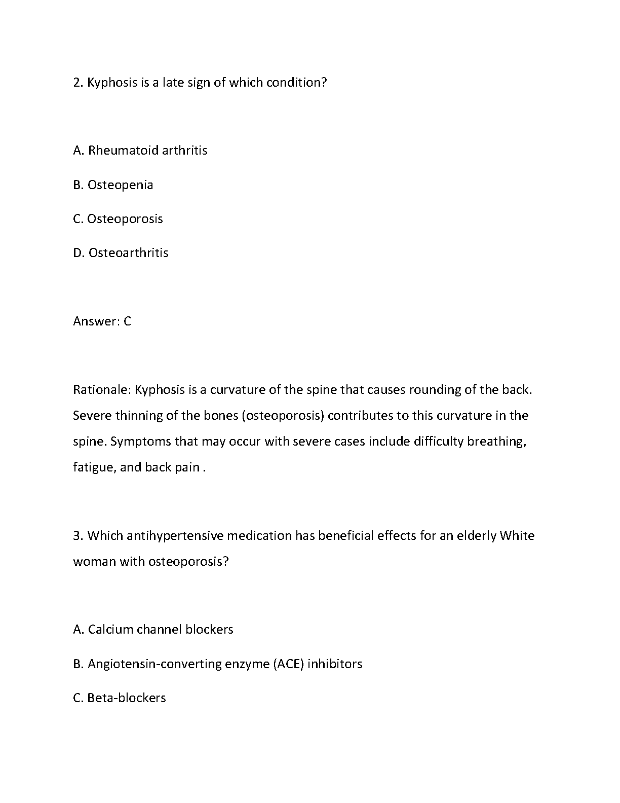 FNP Board Exam 2026 Orthopedics Study Guide Degenerative Disorders