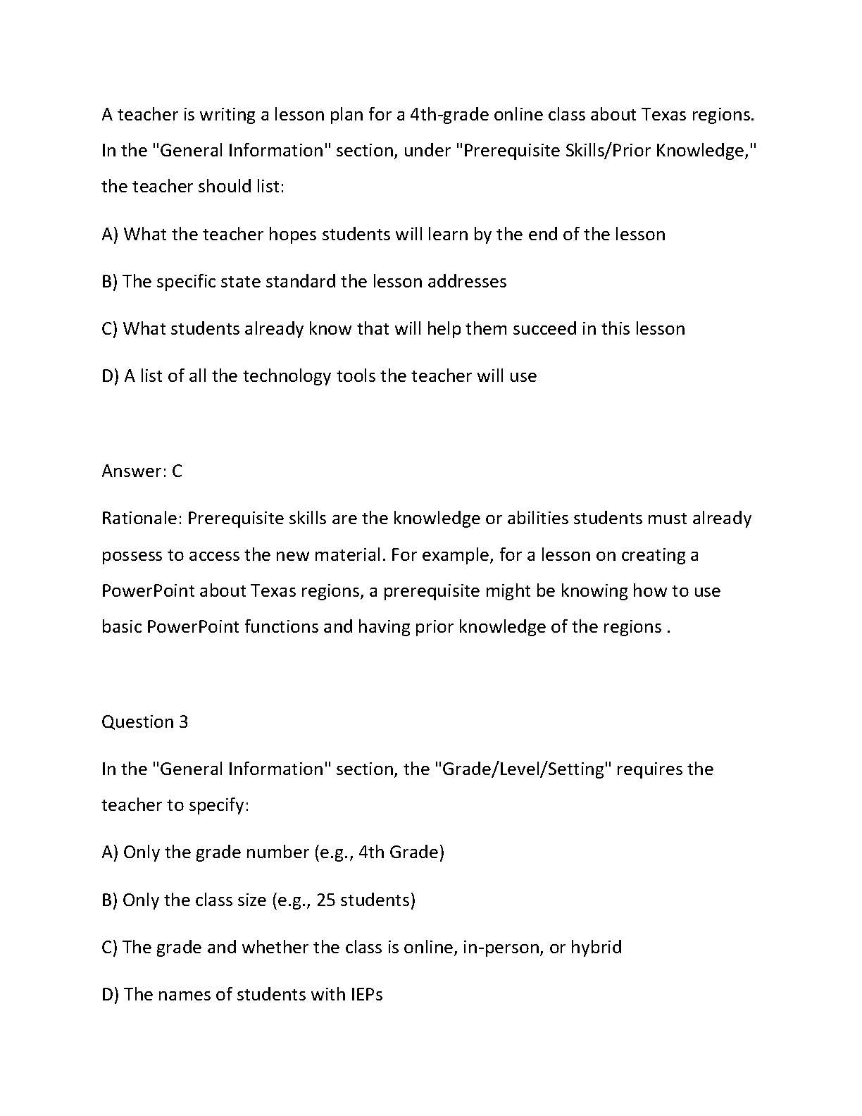 WGU D660 Task 2 Lesson Plan Guide 2026 Study Resource