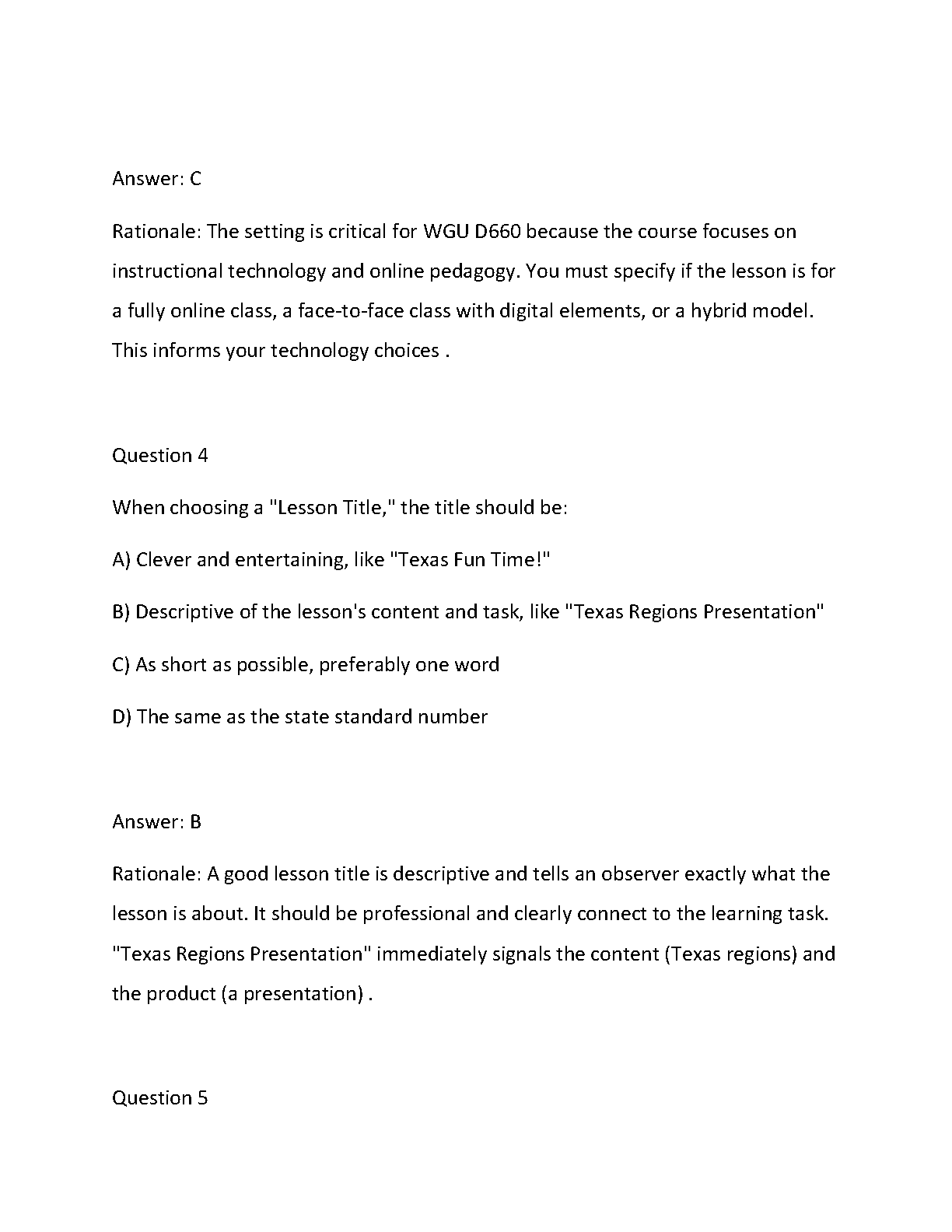 WGU D660 Task 2 Lesson Plan Guide 2026 Study Resource IMG-3