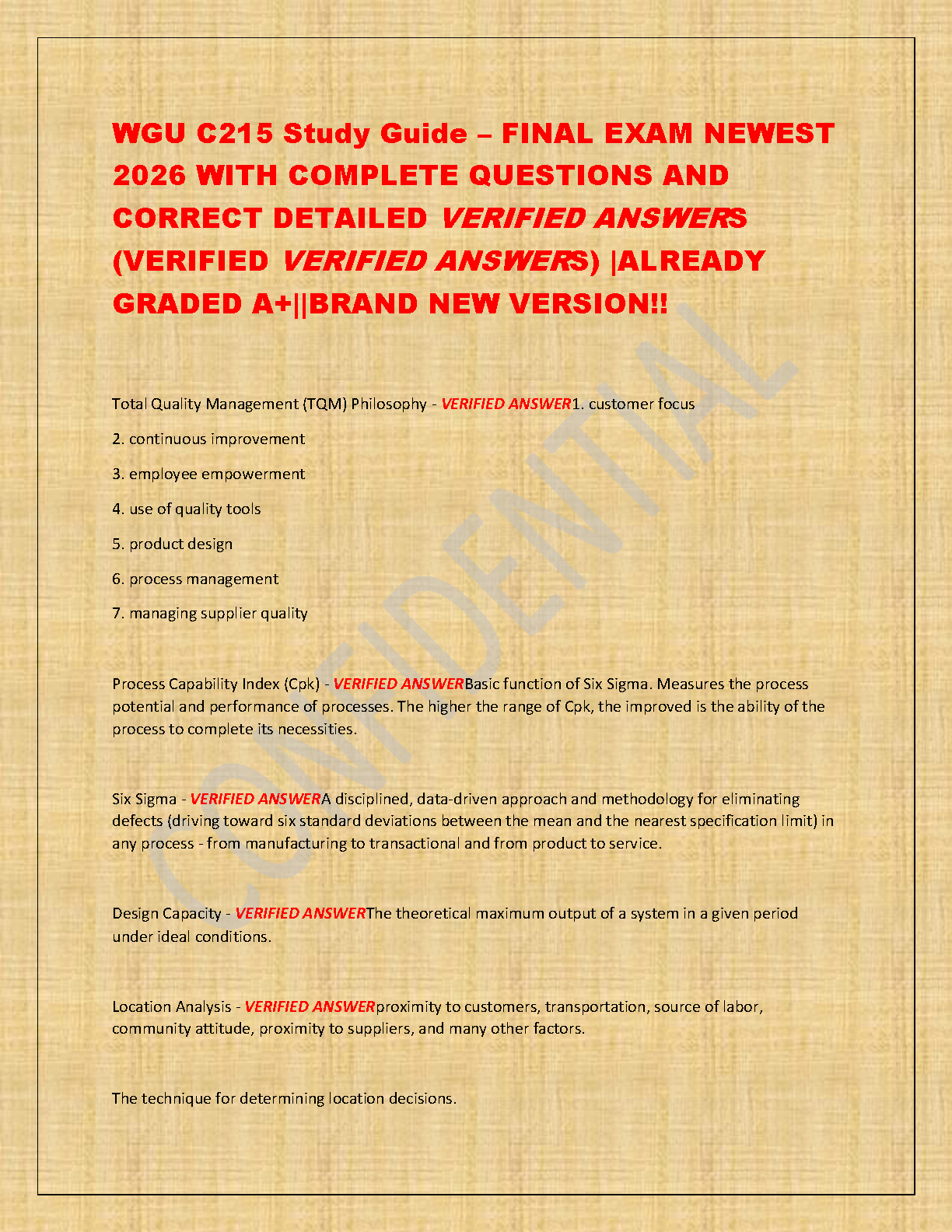 WGU C215 Final Exam Study Guide 2025-2026 IMG-1