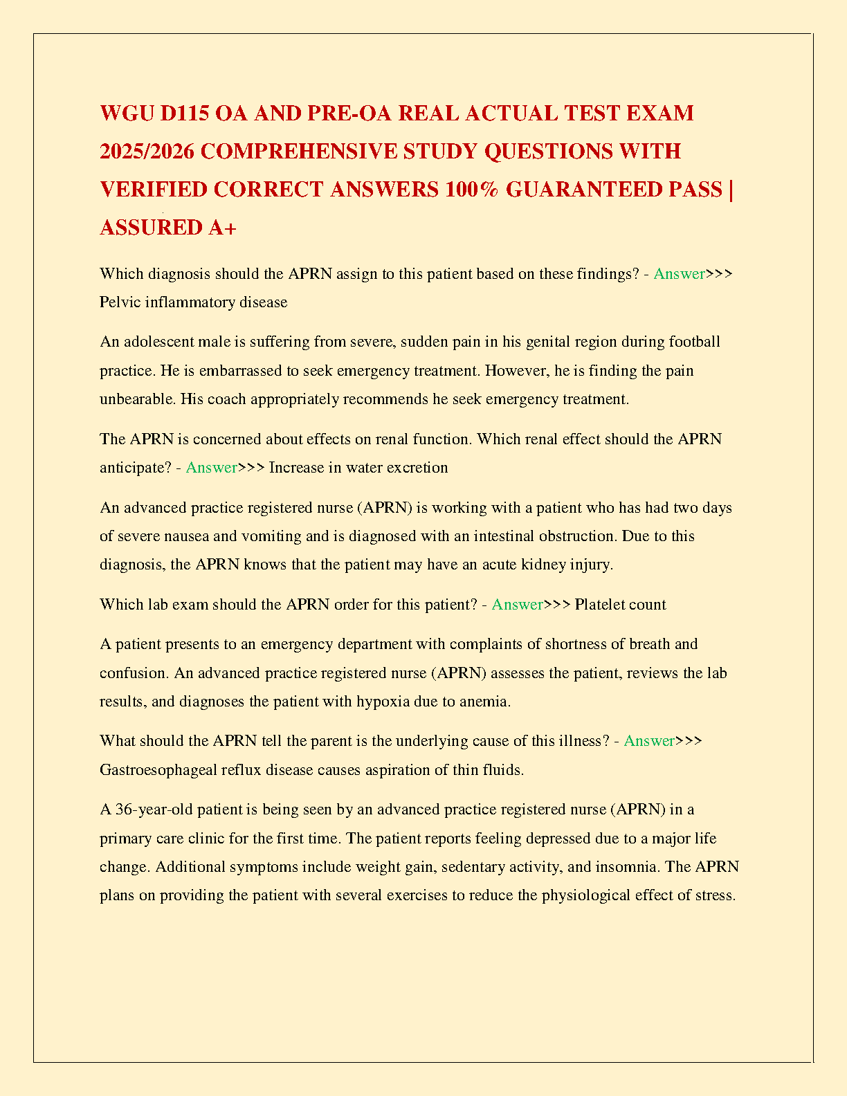WGU D115 Digital Forensics Test Bank and Verified Exam Questions